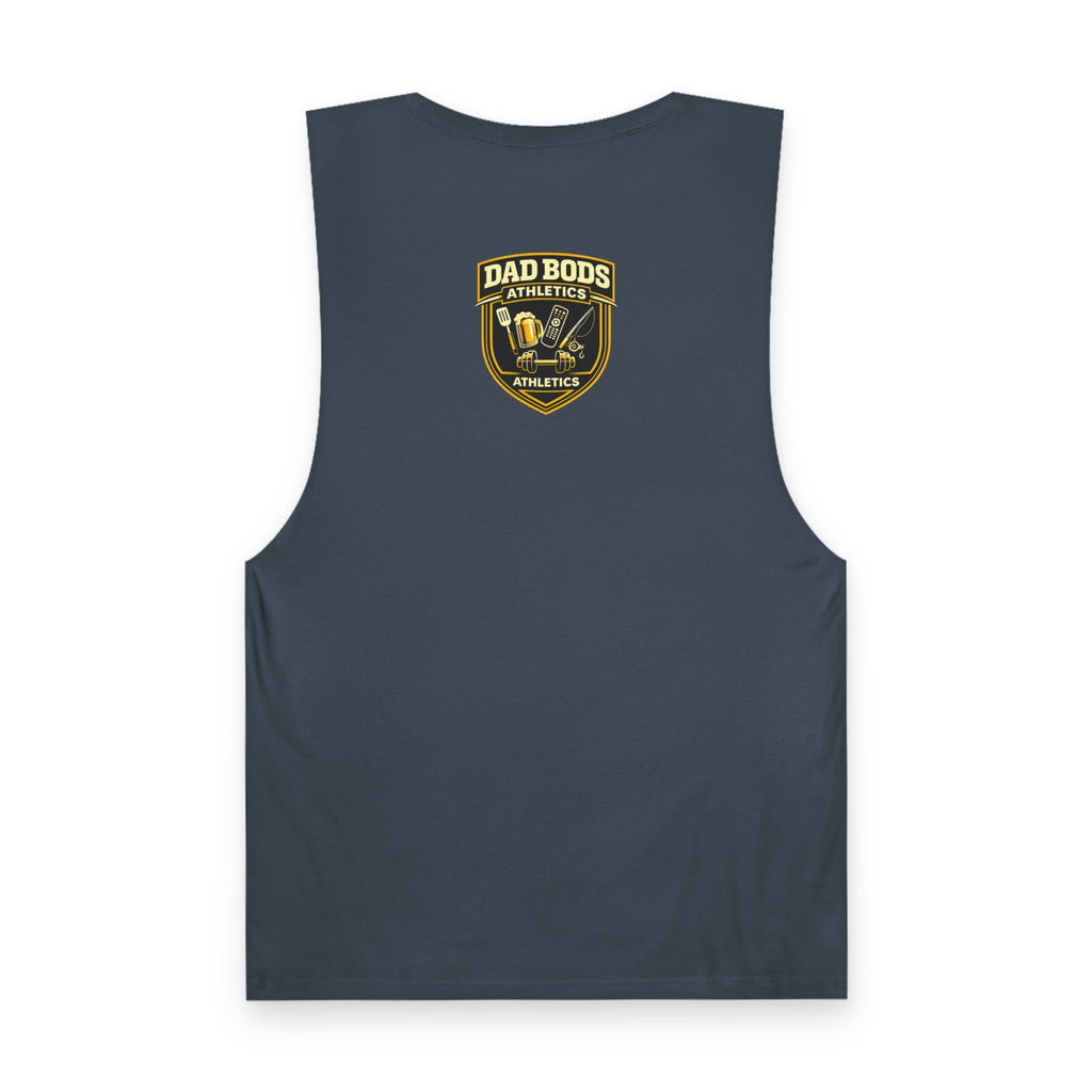DBA Grill Champ (front ) Unisex Barnard Tank