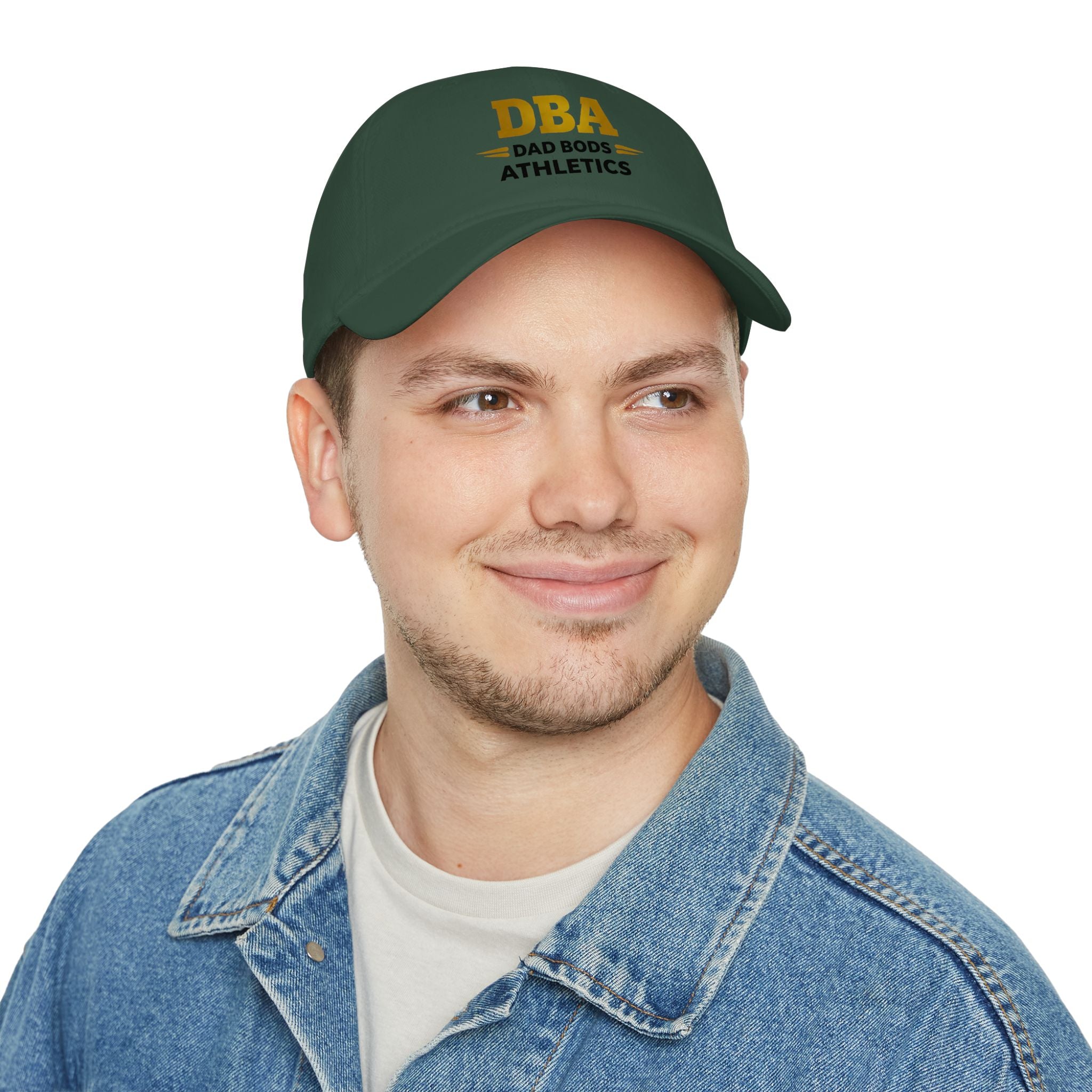 DBA Text Monogram , Low Profile Baseball Cap