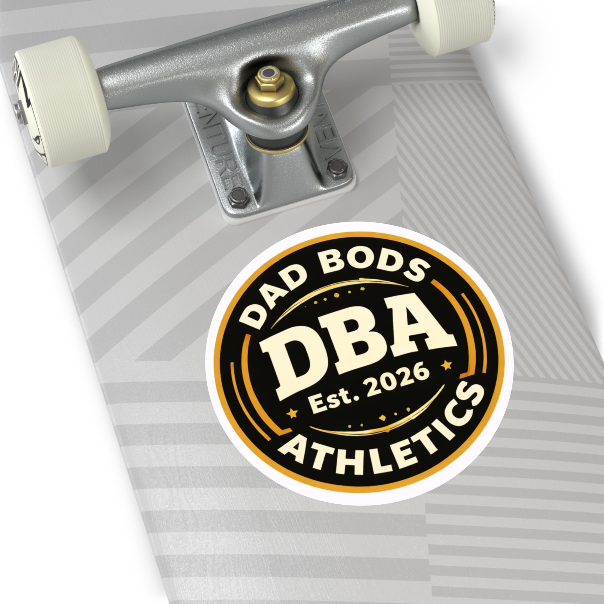 DBA est.2026 Round Vinyl Stickers