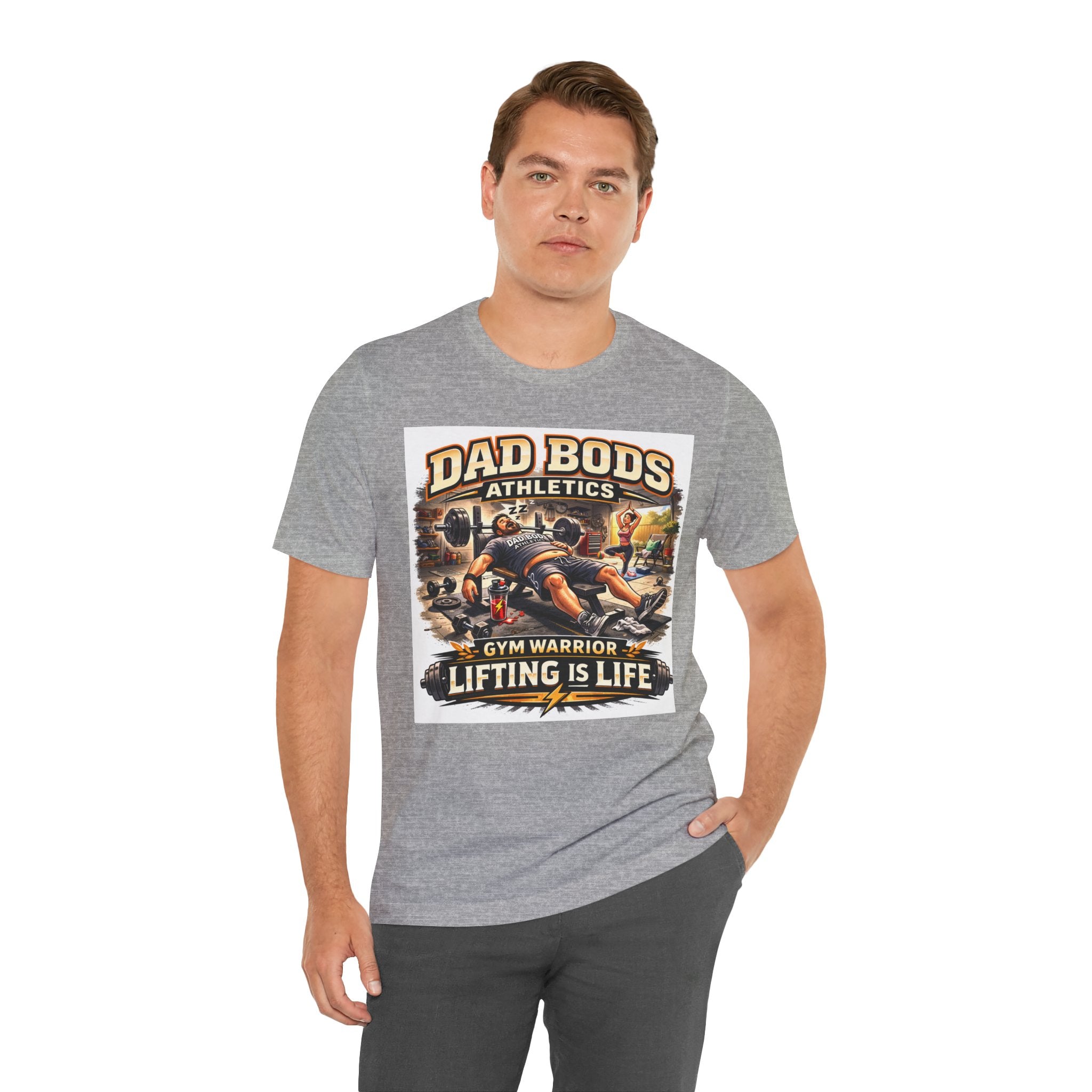 Funny Dad Shirt | Lifting is Life | Dad Bods Athletics | Father's Day Gift for Dads