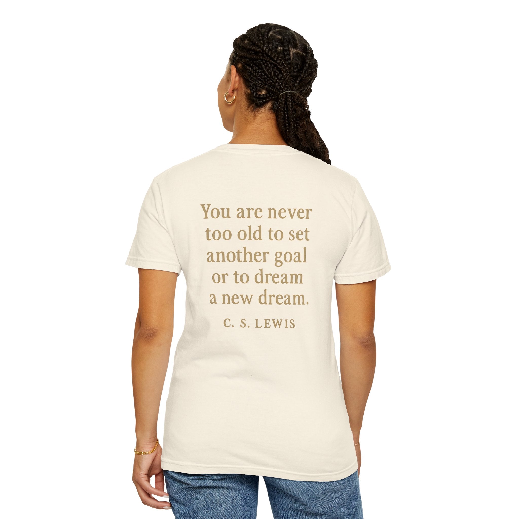 Christian T-Shirt | STILL "Never Too Old to Dream" | Inspirational Faith Tee | STILL Collection