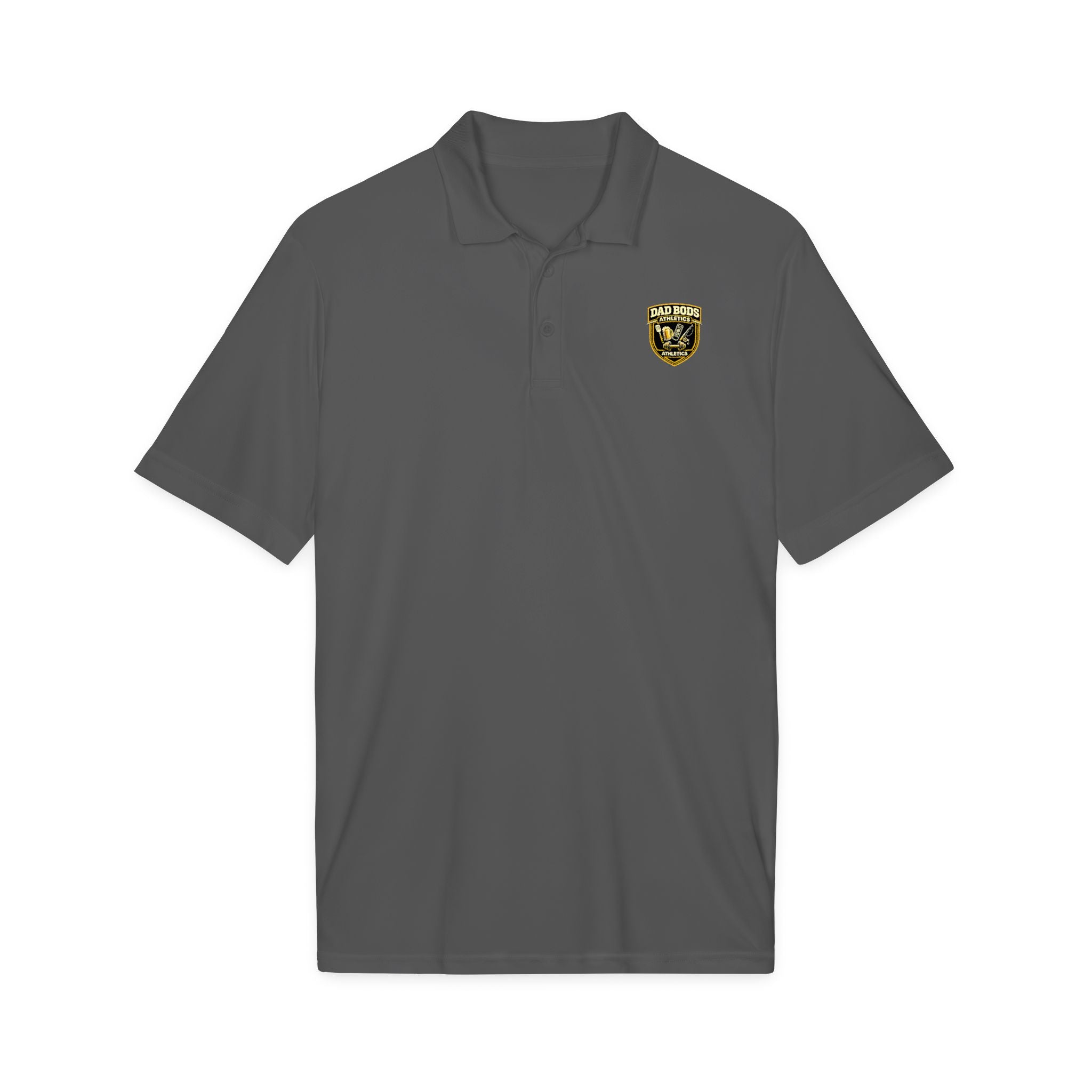 Men's 'Dad Bods Athletics Logo' Polo Shirt – Performance Golf & Work Polo