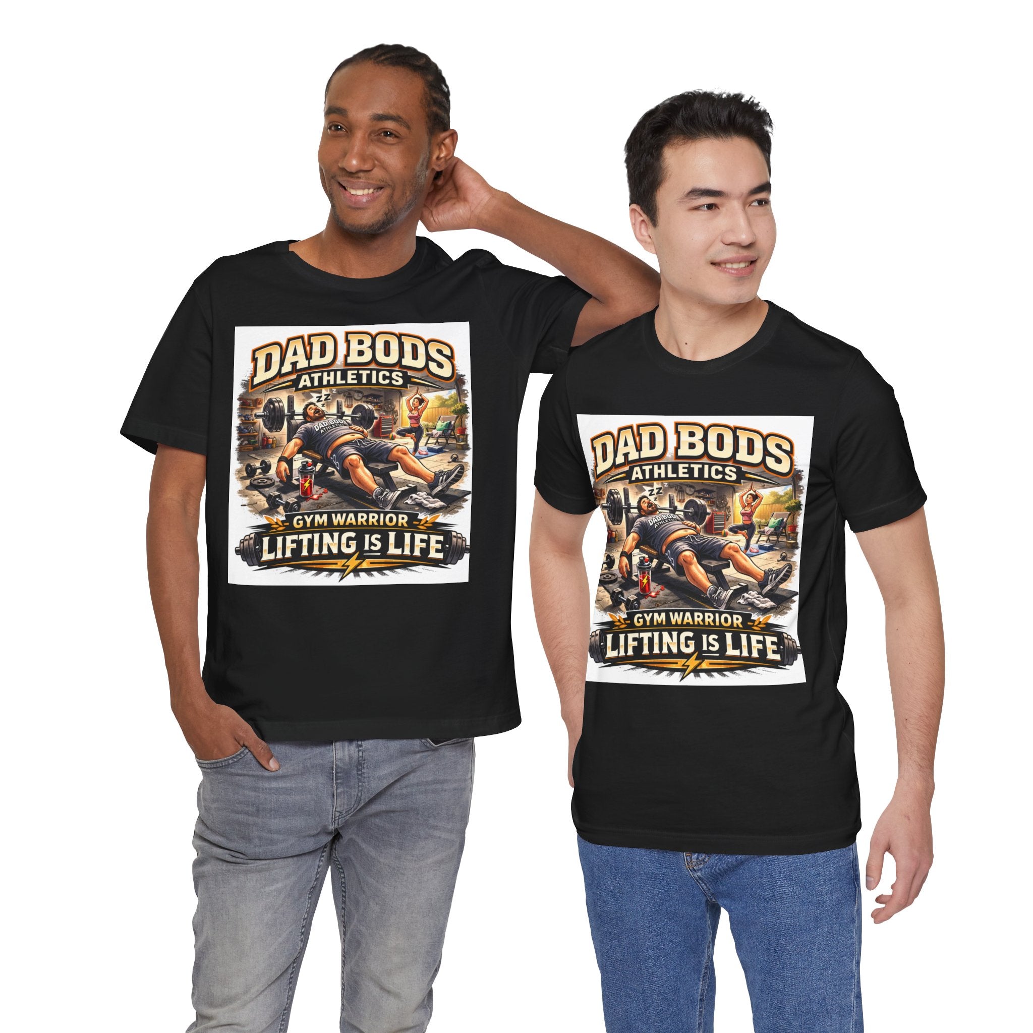 Funny Dad Shirt | Lifting is Life | Dad Bods Athletics | Father's Day Gift for Dads
