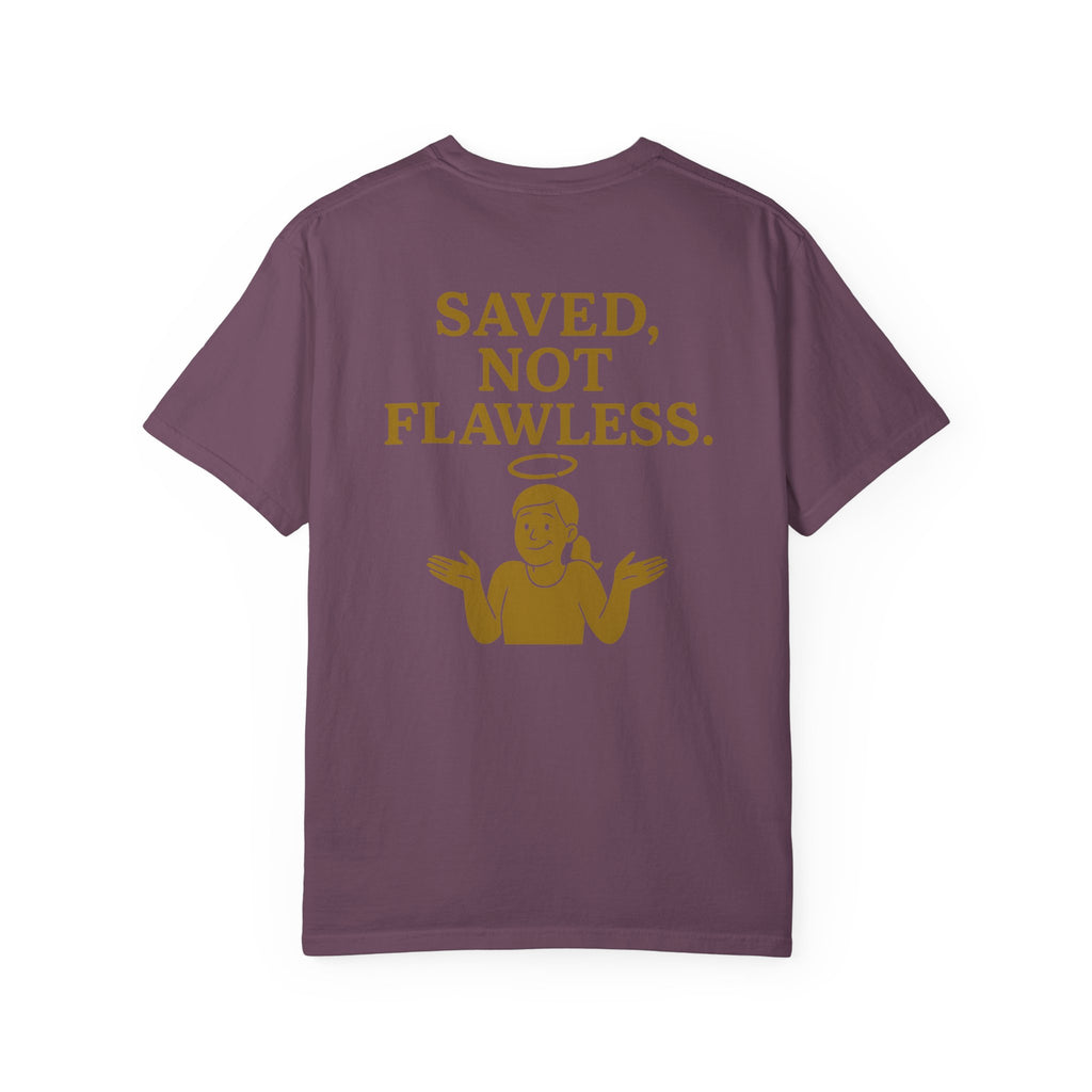 Christian T-Shirt | STILL "Saved Not Flawless" Women's | Faith Apparel | STILL Collection