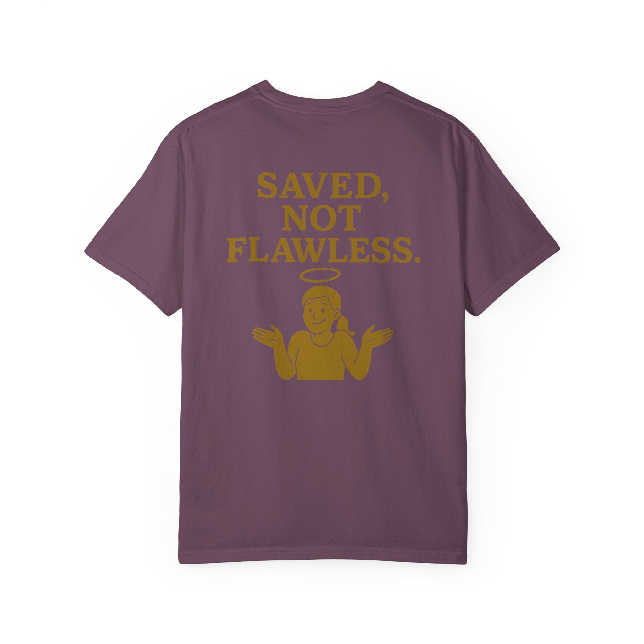 Christian T-Shirt | STILL "Saved Not Flawless" Women's | Faith Apparel | STILL Collection