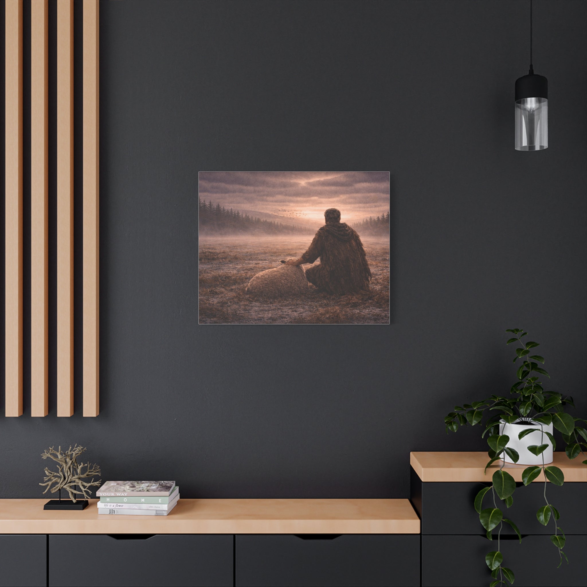 Stormy Meadow Wall Art | "Stillness" #7 of 12 | Inspirational Canvas Print | Fine Art