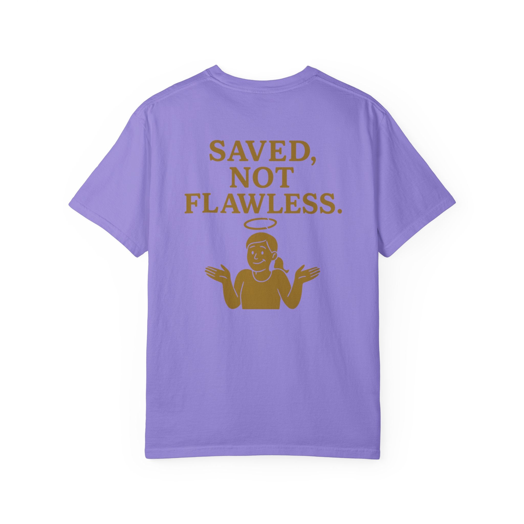 Christian T-Shirt | STILL "Saved Not Flawless" Women's | Faith Apparel | STILL Collection