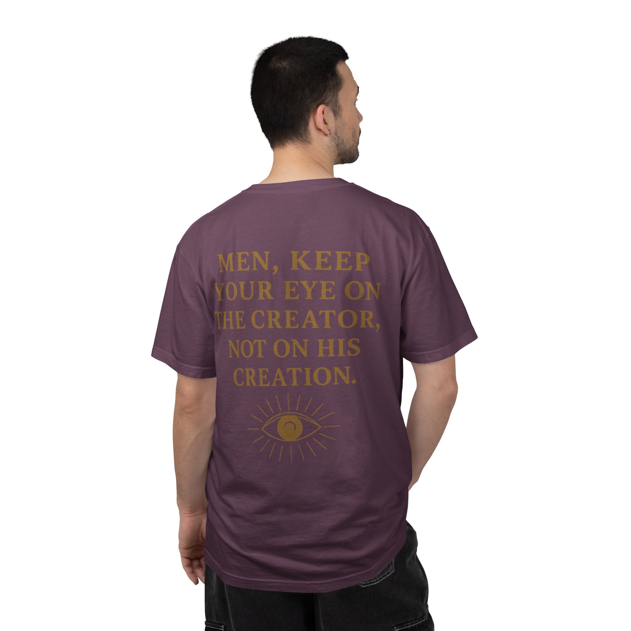 Christian T-Shirt | STILL "Men Keep Your Eye On" | Faith Apparel for Men | STILL Collection