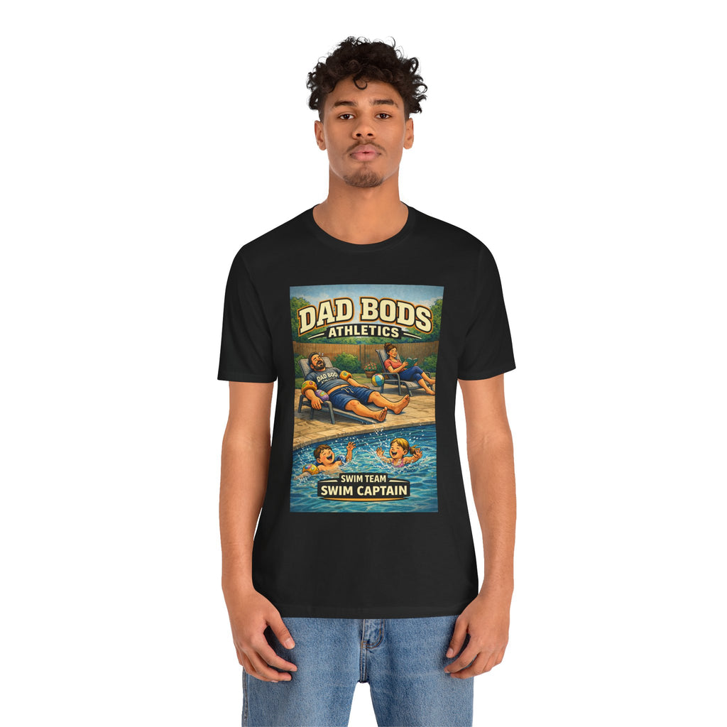 Funny Dad Shirt | Swim Captain | Dad Bods Athletics | Father's Day Gift for Dads
