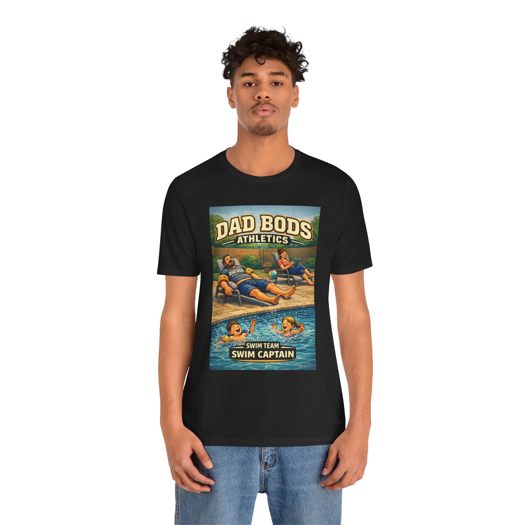 Funny Dad Shirt | Swim Captain | Dad Bods Athletics | Father's Day Gift for Dads