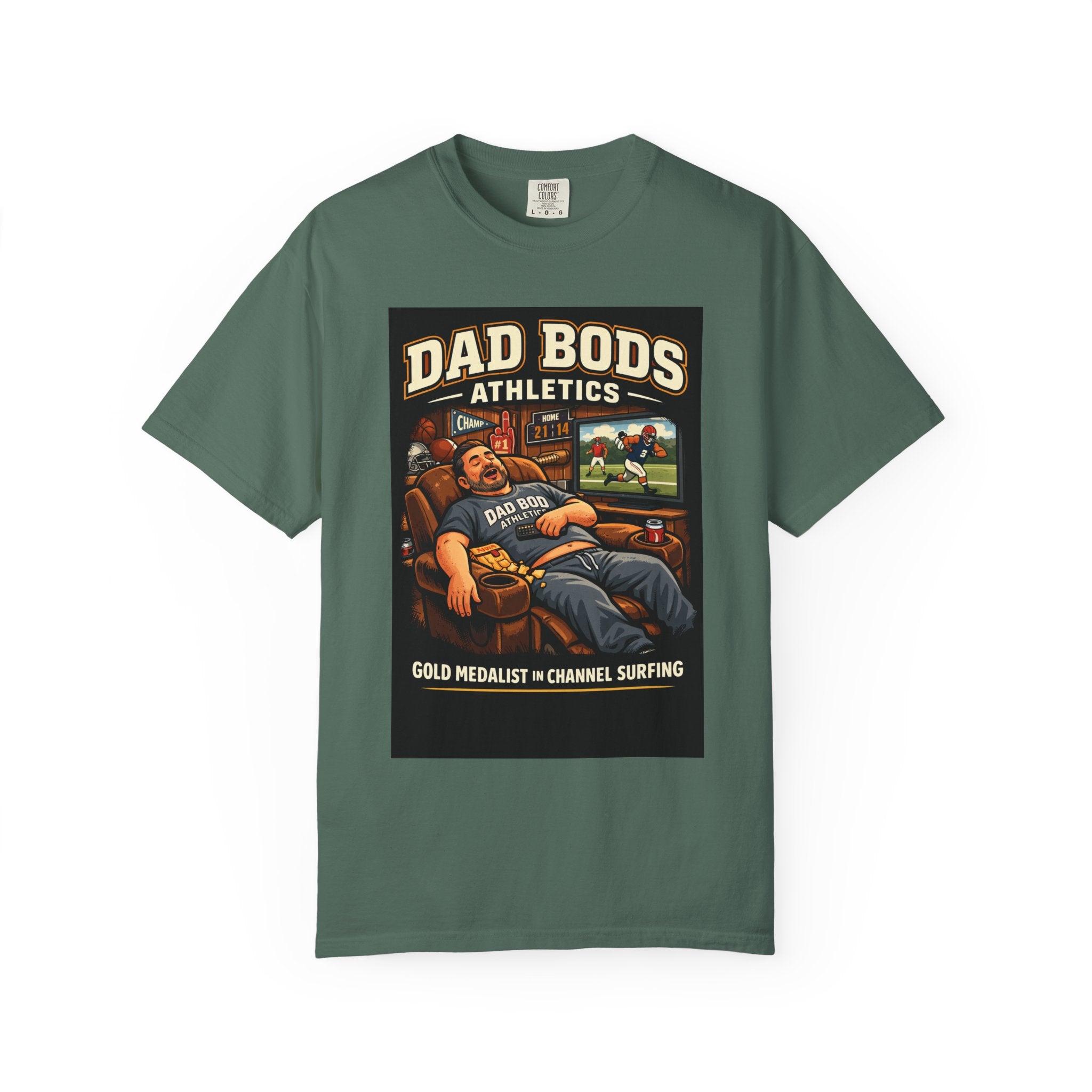 Funny Dad Shirt | Dad Bod Built by BBQ & Beer | Dad Bods Athletics | Father's Day Gift