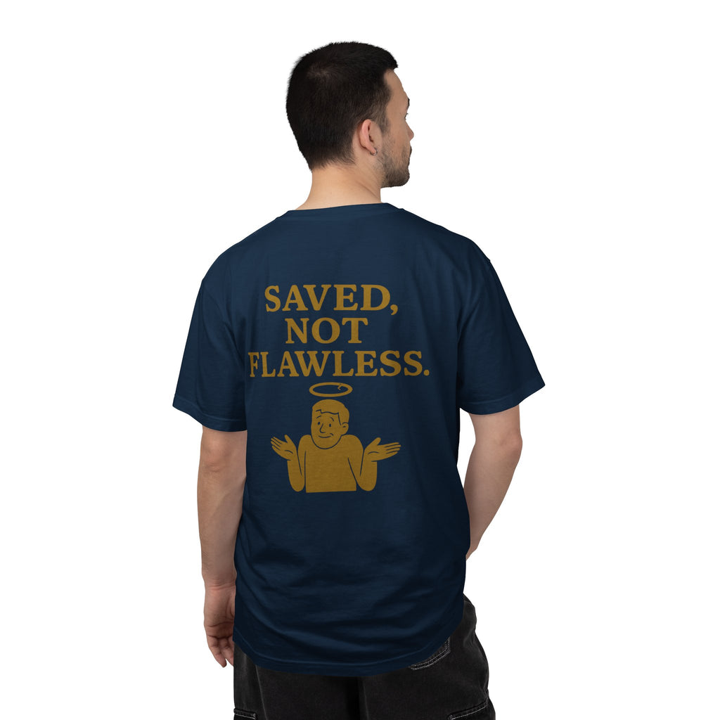 Christian T-Shirt | STILL "Saved Not Flawless" Men's | Faith Apparel | STILL Collection