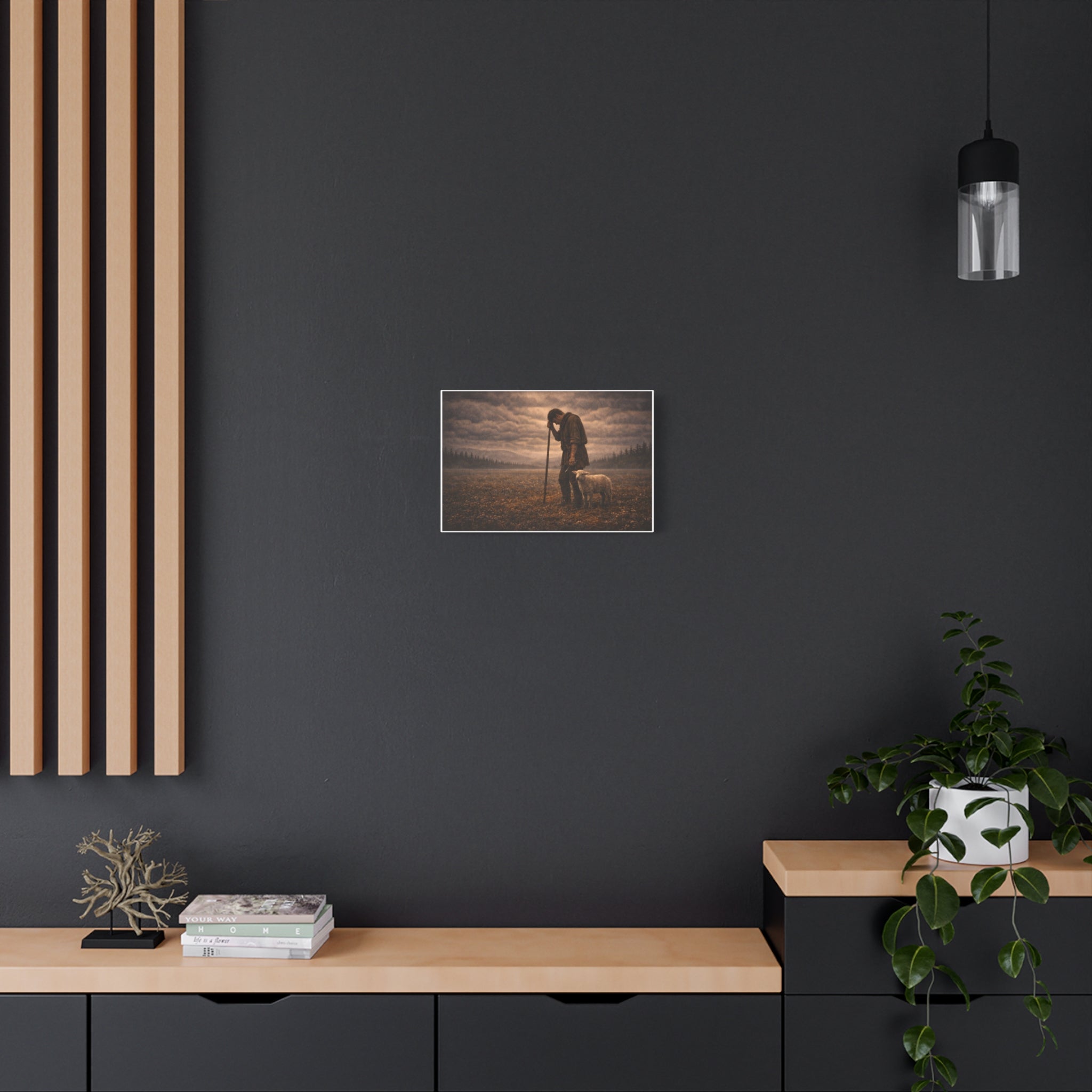 Stormy Meadow Wall Art | "The Weight" #4 of 12 | Inspirational Canvas Print | Fine Art