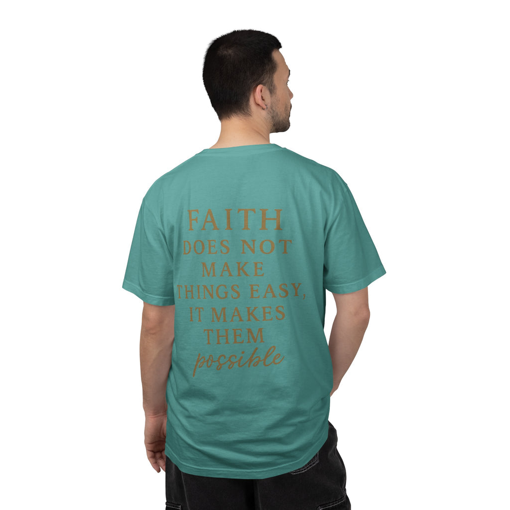 Christian T-Shirt | STILL "Faith Makes Things Possible" | Scripture Tee | STILL Collection