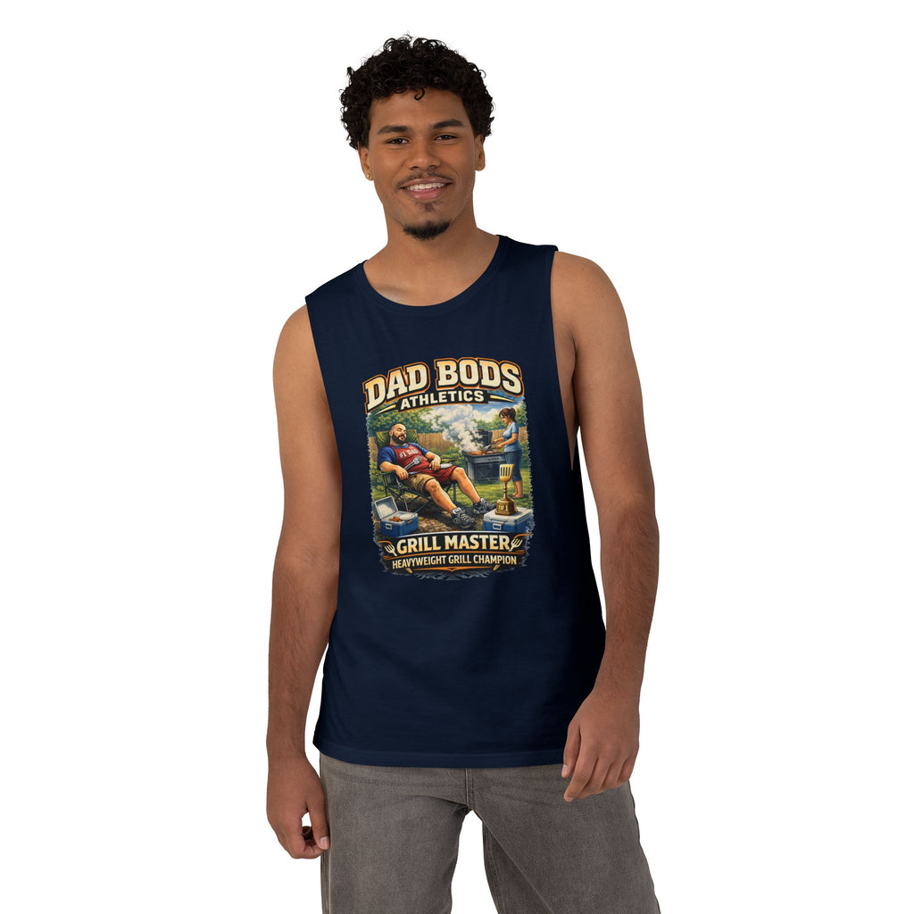 DBA Grill Champ (front ) Unisex Barnard Tank