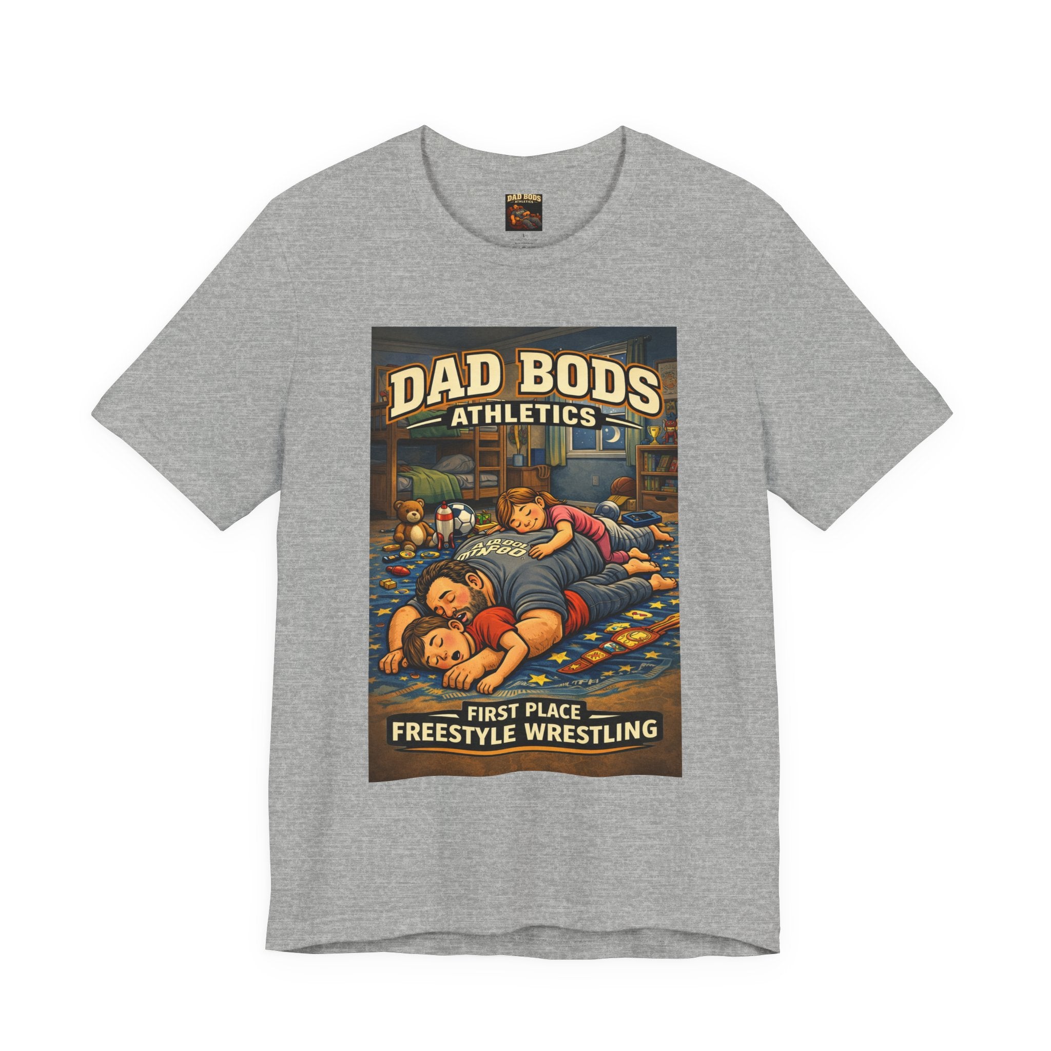 Funny Dad Shirt | Freestyle Wrestling | Dad Bods Athletics | Father's Day Gift for Dads