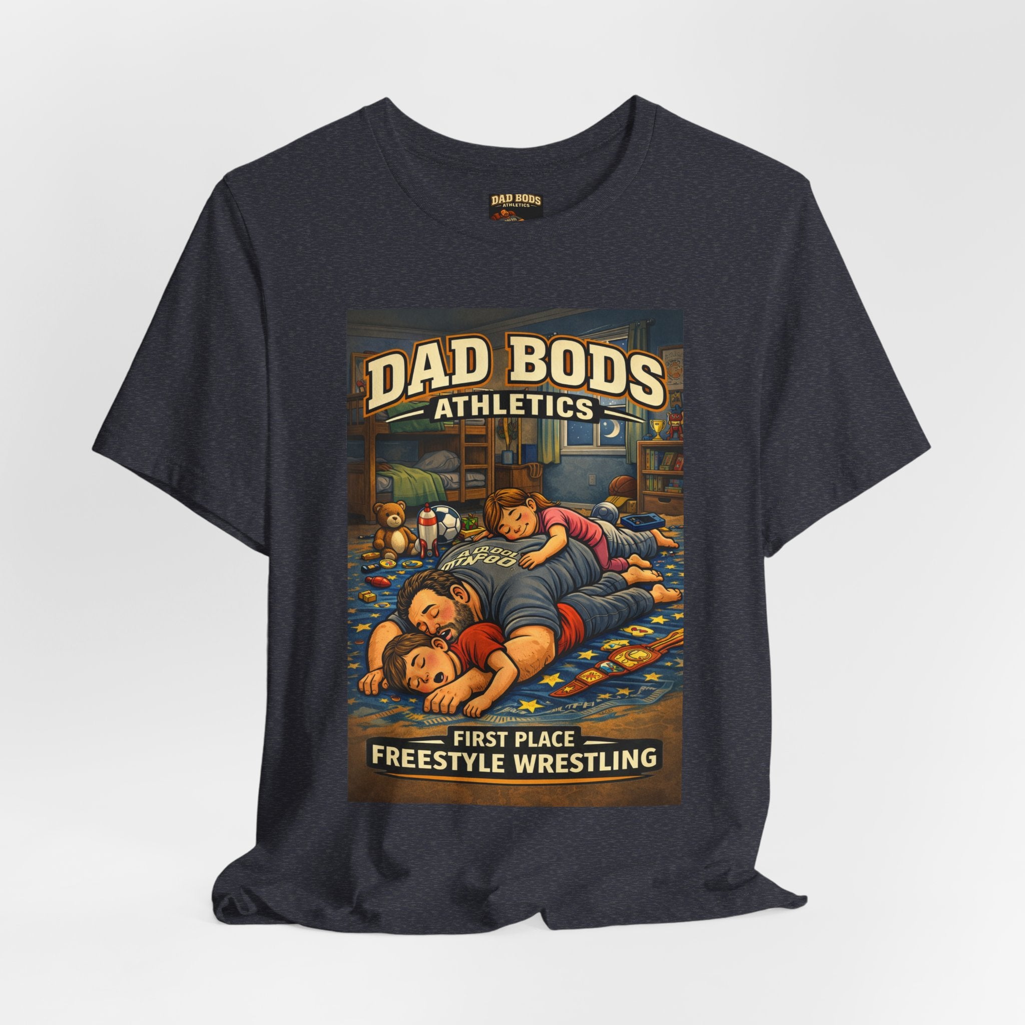 Funny Dad Shirt | Freestyle Wrestling | Dad Bods Athletics | Father's Day Gift for Dads