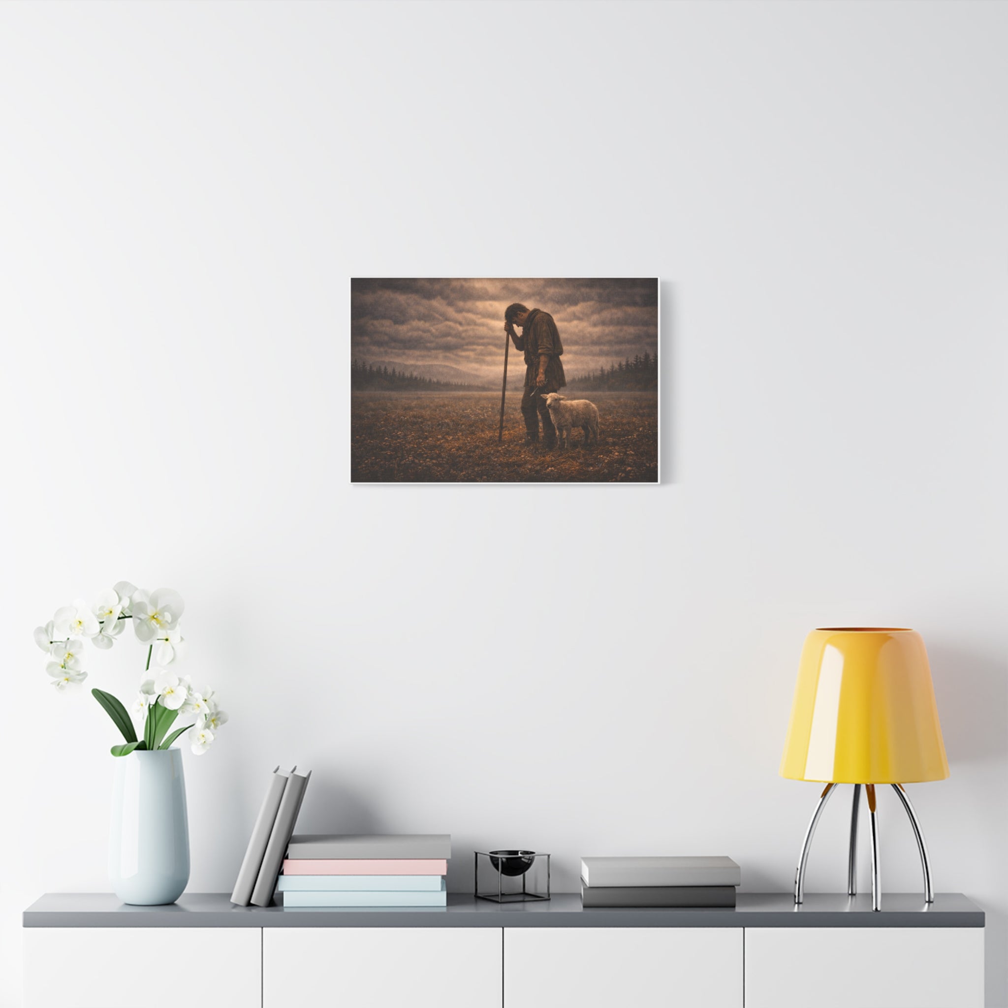 Stormy Meadow Wall Art | "The Weight" #4 of 12 | Inspirational Canvas Print | Fine Art