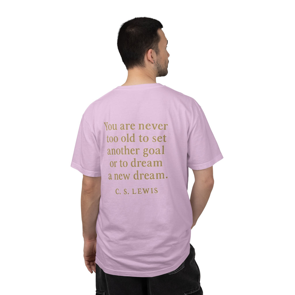Christian T-Shirt | STILL "Never Too Old to Dream" | Inspirational Faith Tee | STILL Collection
