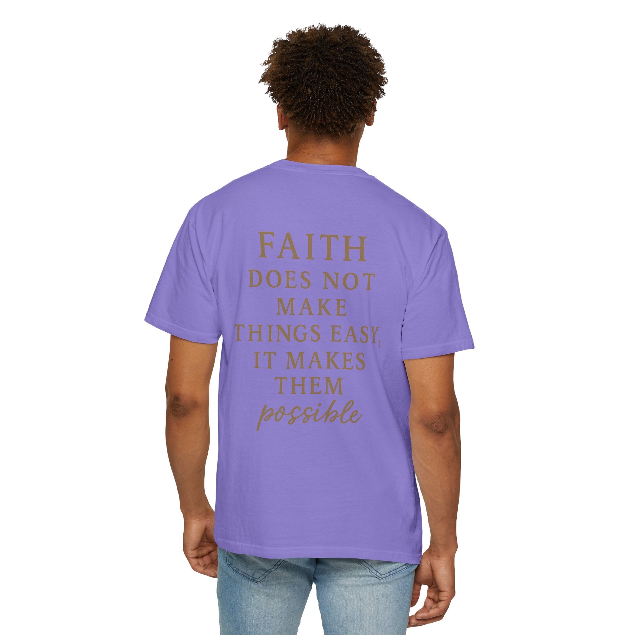 Christian T-Shirt | STILL "Faith Makes Things Possible" | Scripture Tee | STILL Collection