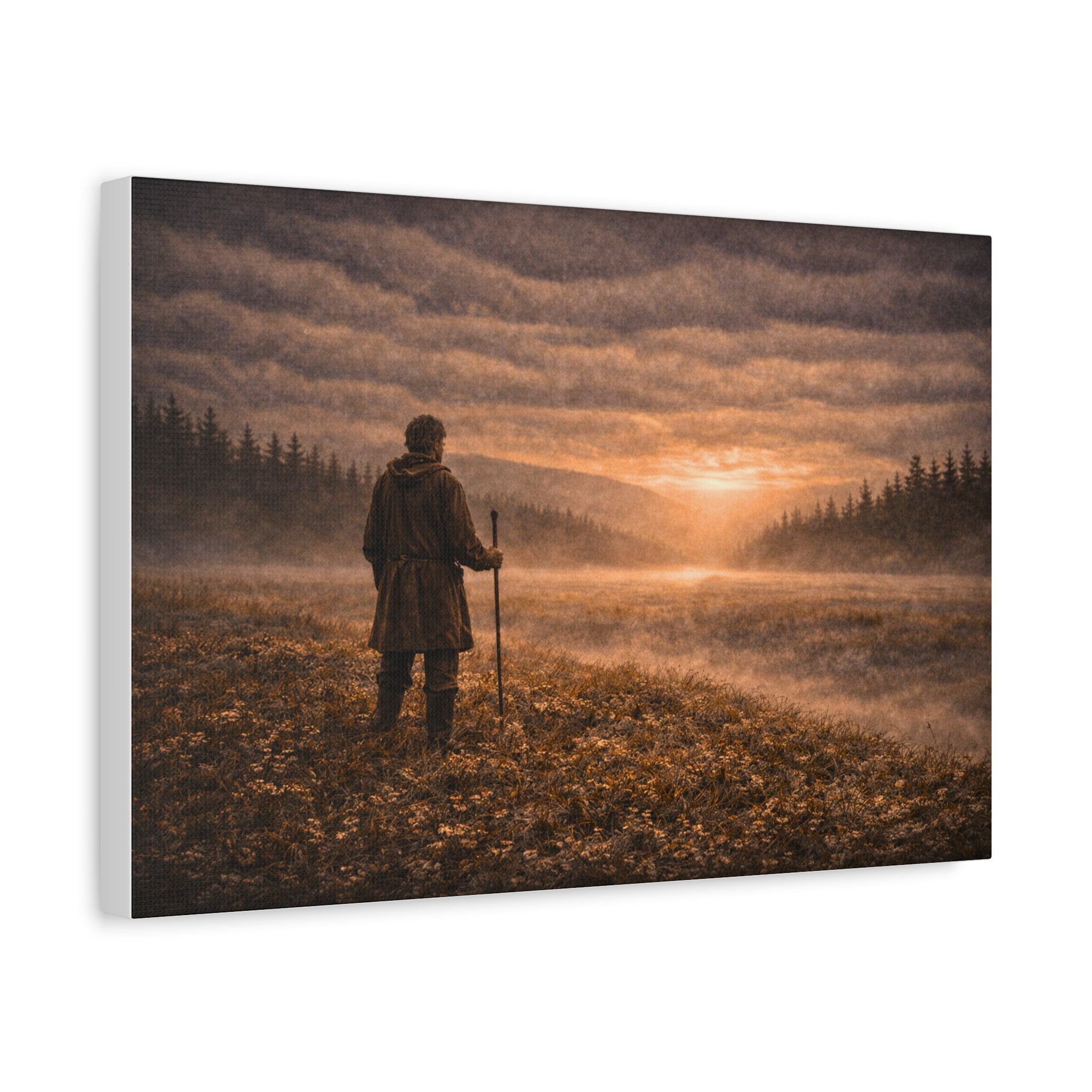 Stormy Meadow Wall Art | "The Turn" #5 of 12 | Cinematic Canvas Print | Fine Art