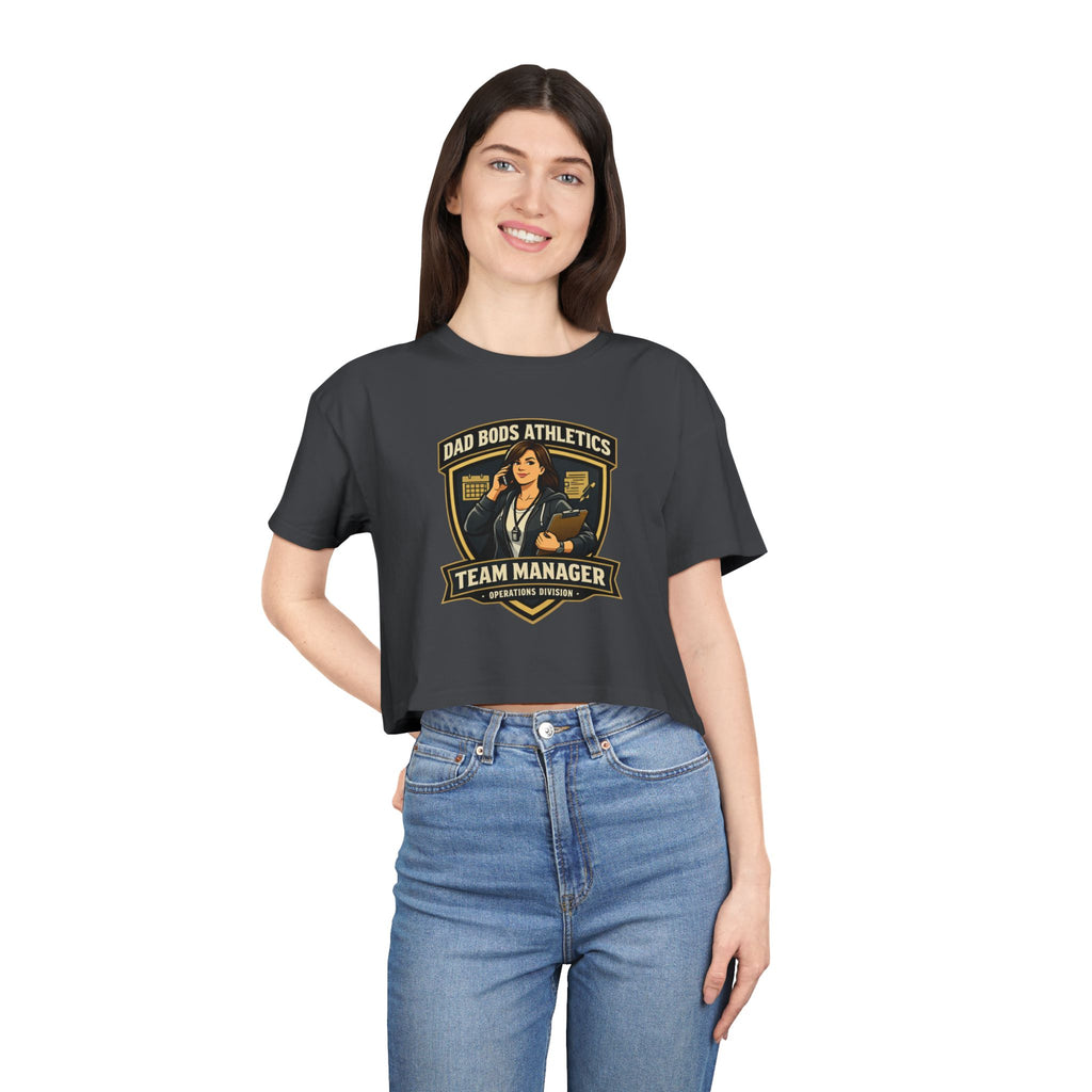 Team Manager Women's Crop Tee