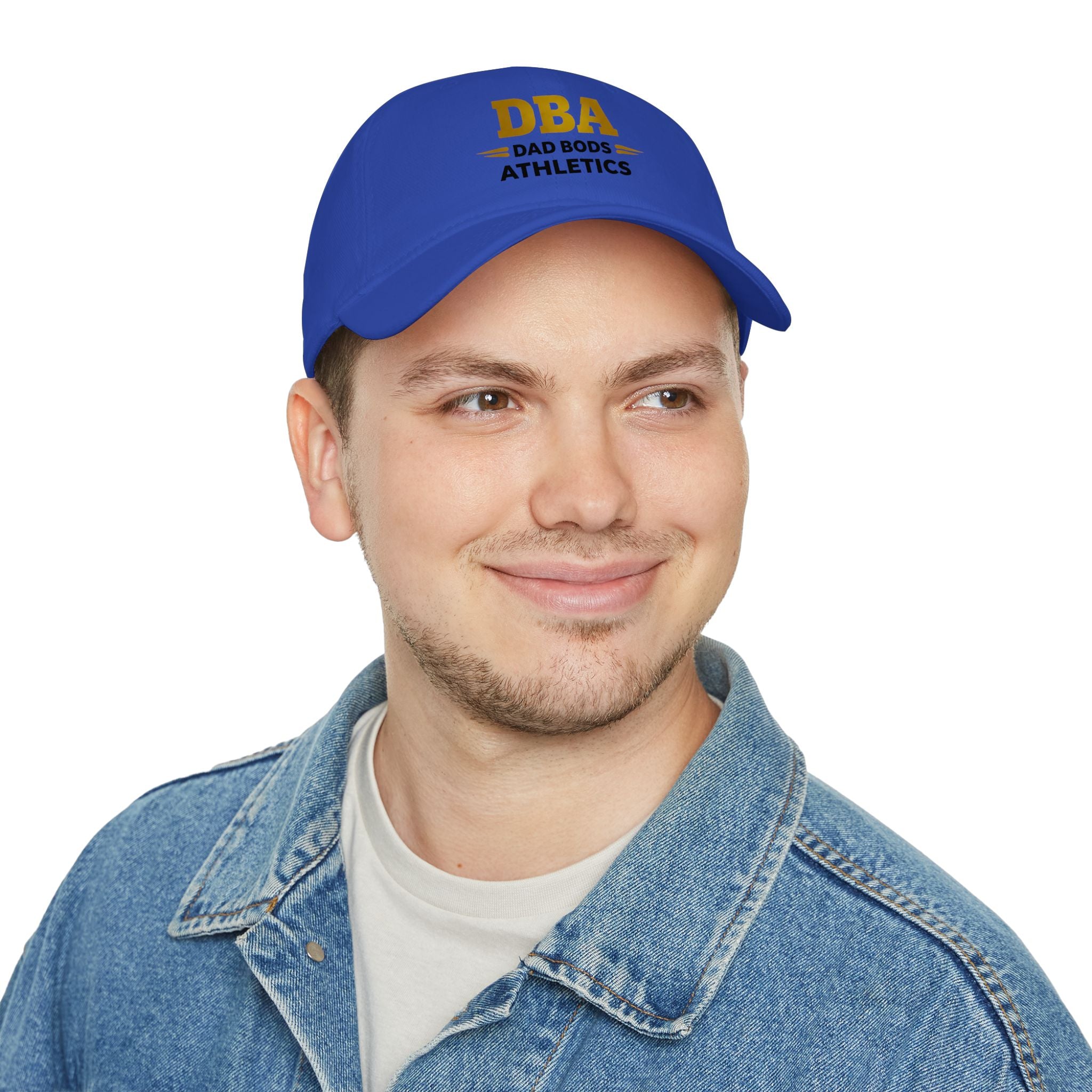 DBA Text Monogram , Low Profile Baseball Cap