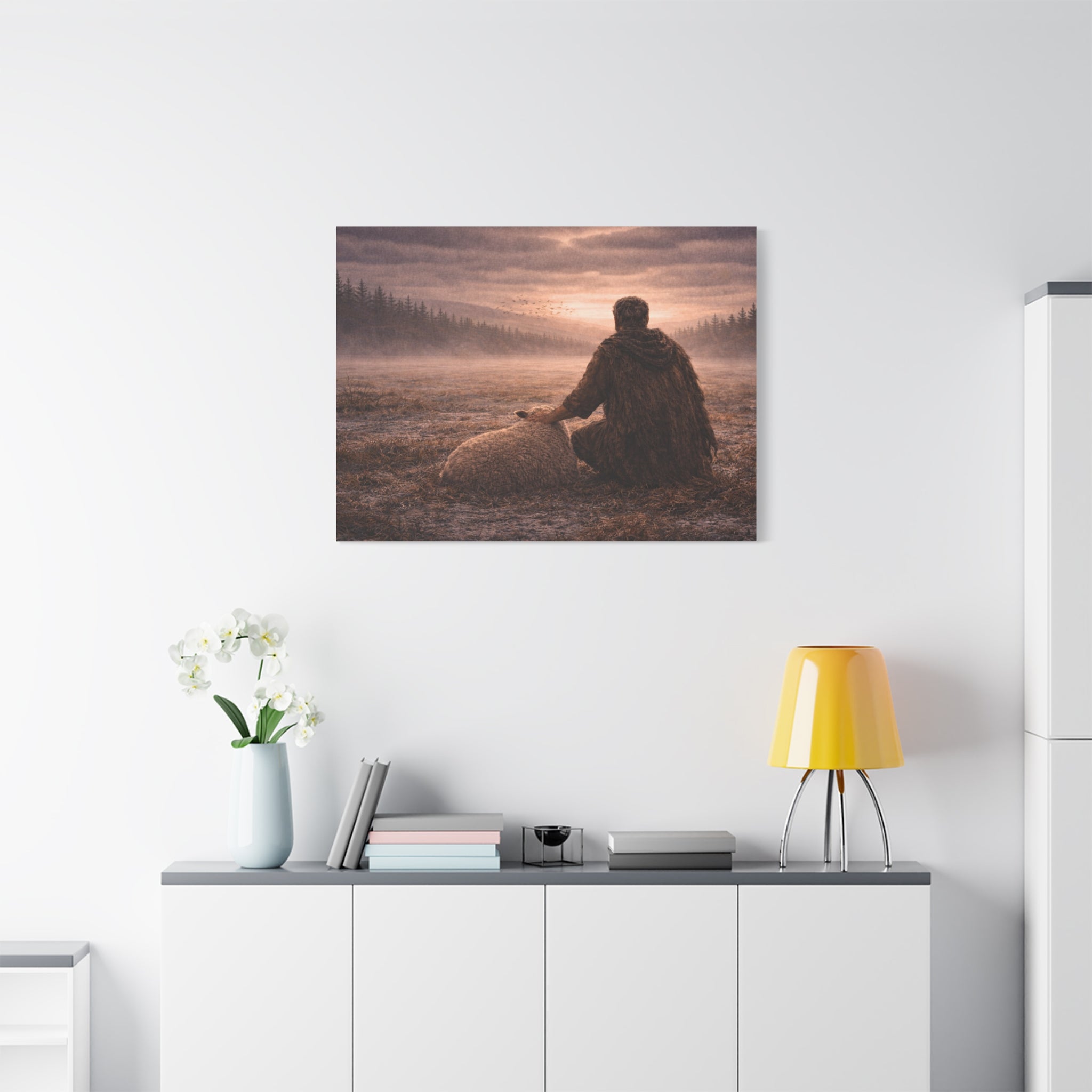 Stormy Meadow Wall Art | "Stillness" #7 of 12 | Inspirational Canvas Print | Fine Art