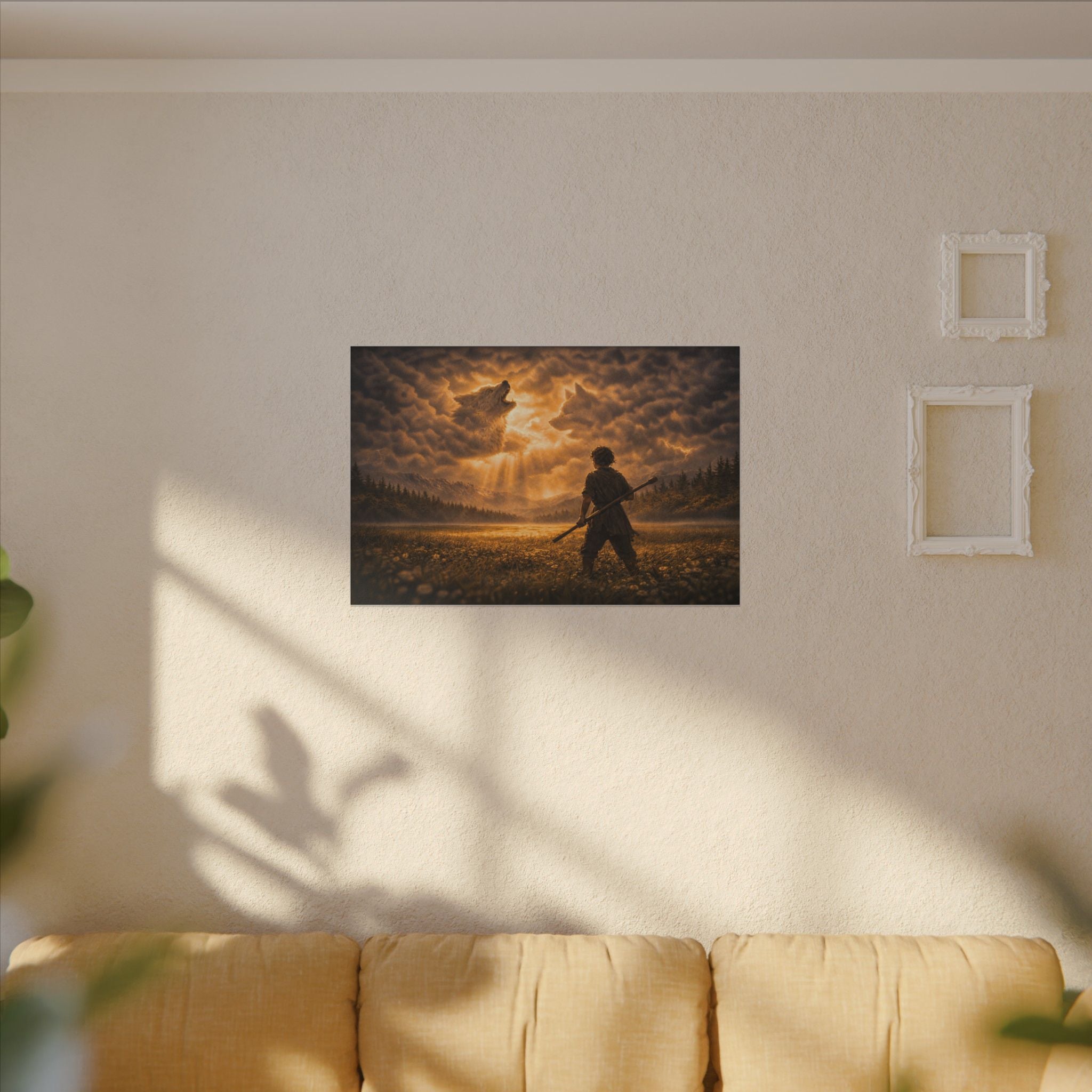 Stormy Meadow Wall Art | "The Omen" #2 of 12 | Cinematic Canvas Print | Fine Art