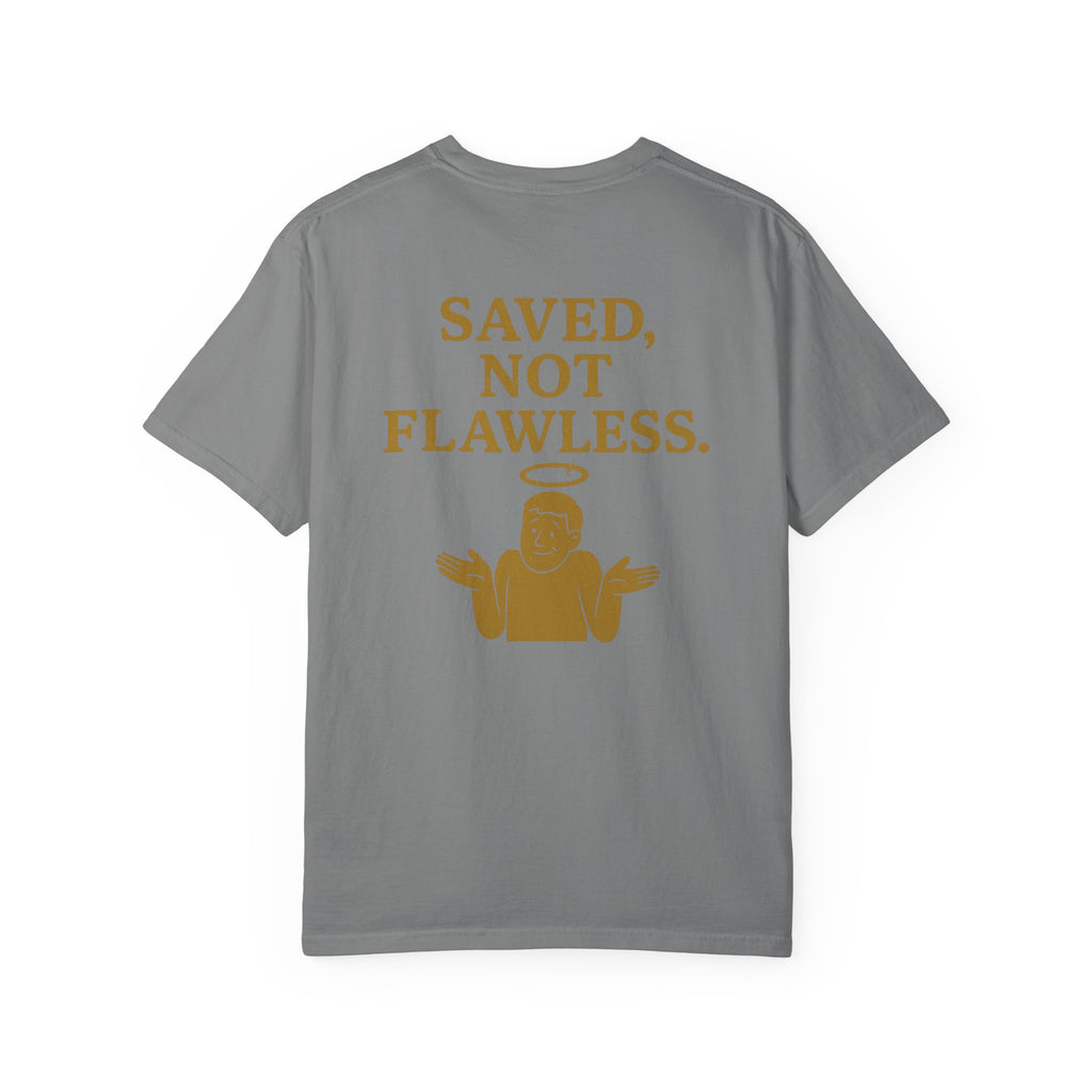 Christian T-Shirt | STILL "Saved Not Flawless" Men's | Faith Apparel | STILL Collection