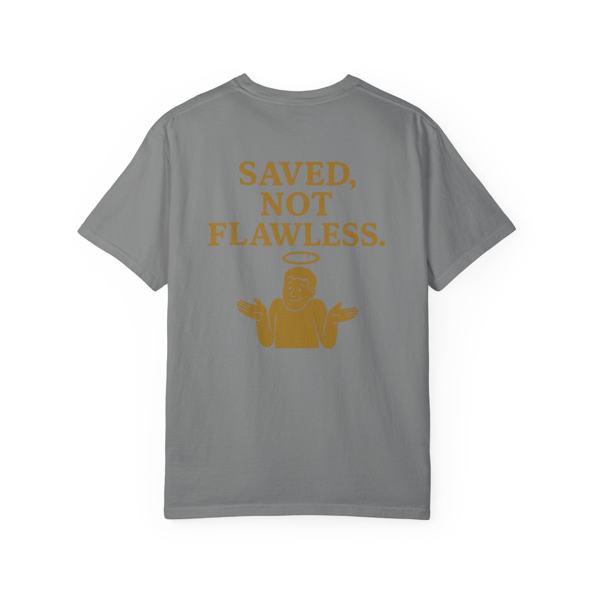 Christian T-Shirt | STILL "Saved Not Flawless" Men's | Faith Apparel | STILL Collection