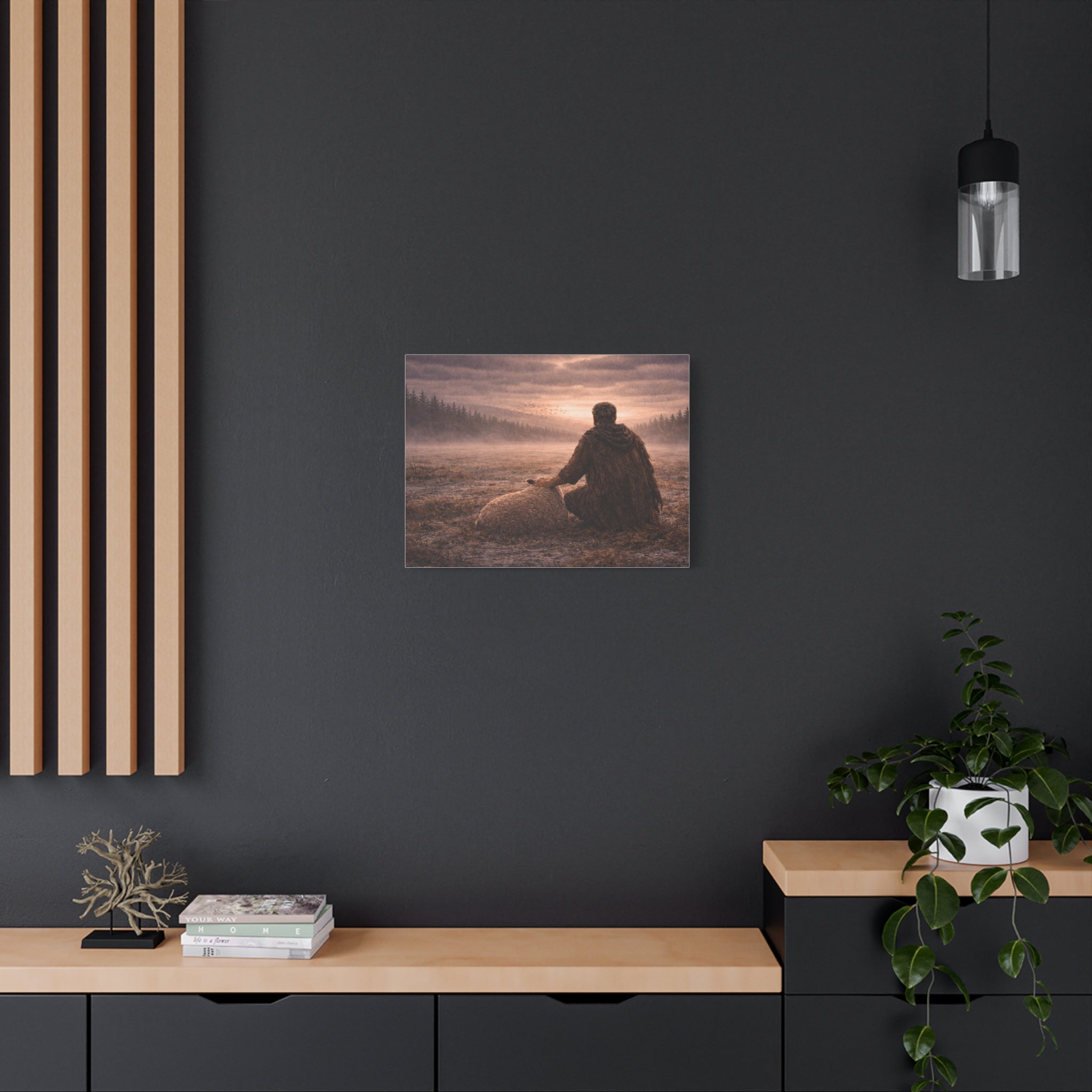 Stormy Meadow Wall Art | "Stillness" #7 of 12 | Inspirational Canvas Print | Fine Art