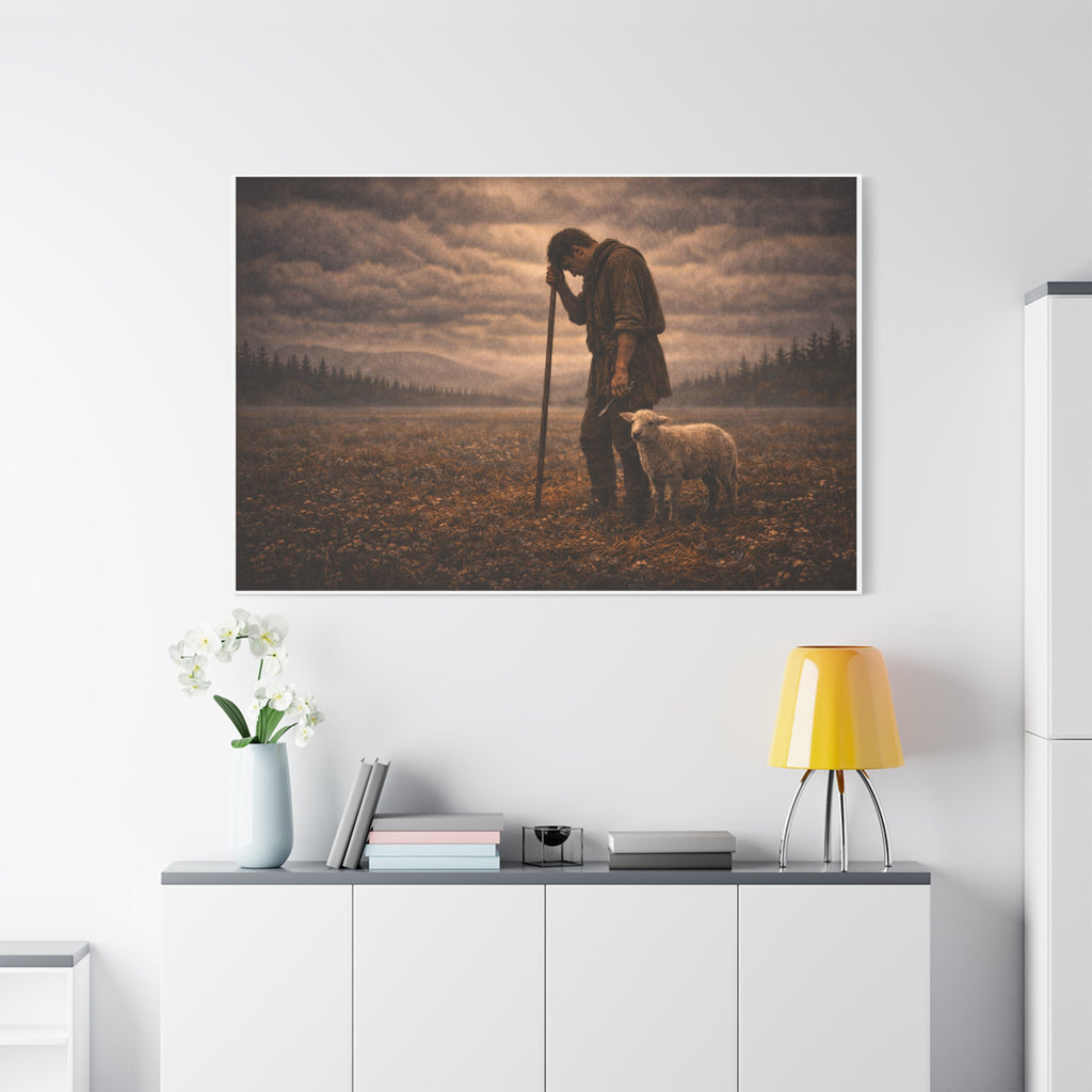 Stormy Meadow Wall Art | "The Weight" #4 of 12 | Inspirational Canvas Print | Fine Art