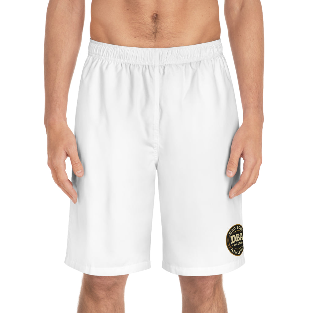 DBA monogram ( left leg ) Men's Board Shorts (AOP)