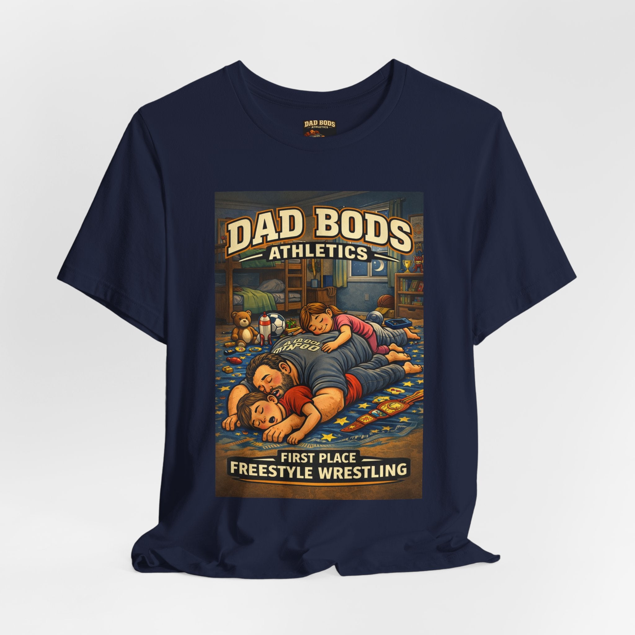 Funny Dad Shirt | Freestyle Wrestling | Dad Bods Athletics | Father's Day Gift for Dads