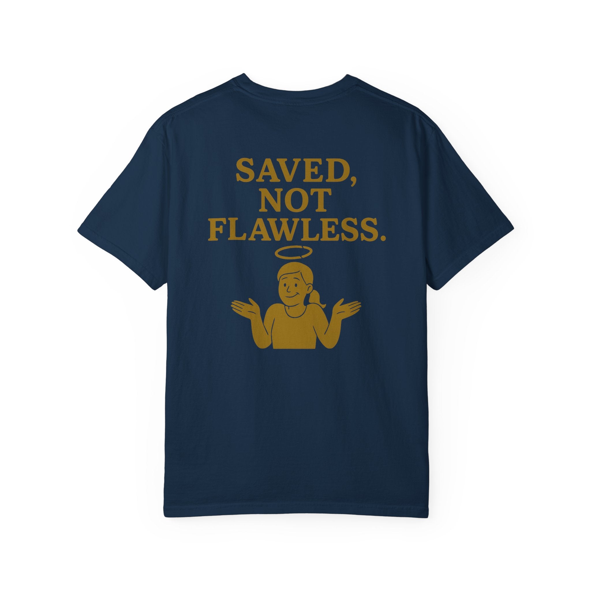 Christian T-Shirt | STILL "Saved Not Flawless" Women's | Faith Apparel | STILL Collection