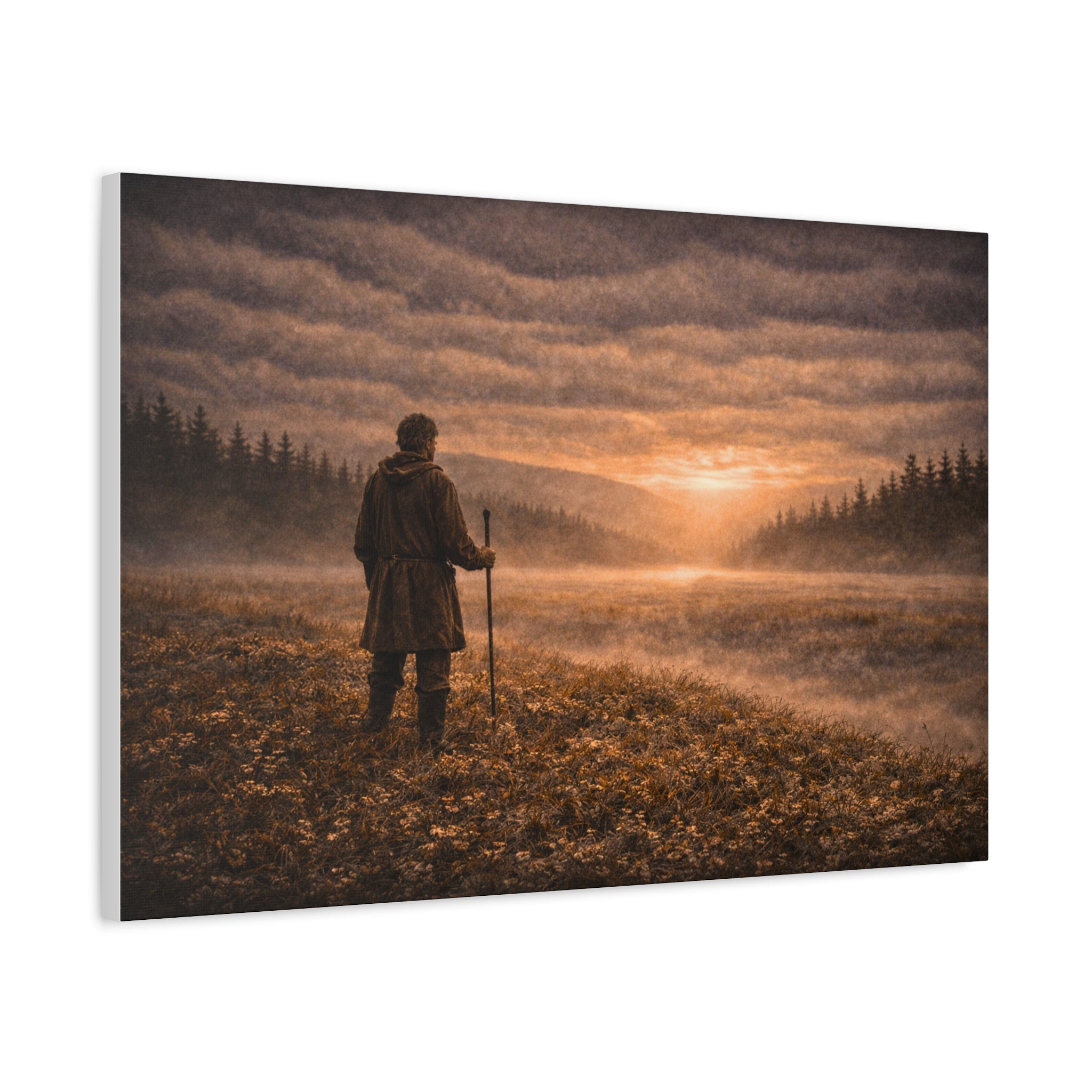 Stormy Meadow Wall Art | "The Turn" #5 of 12 | Cinematic Canvas Print | Fine Art