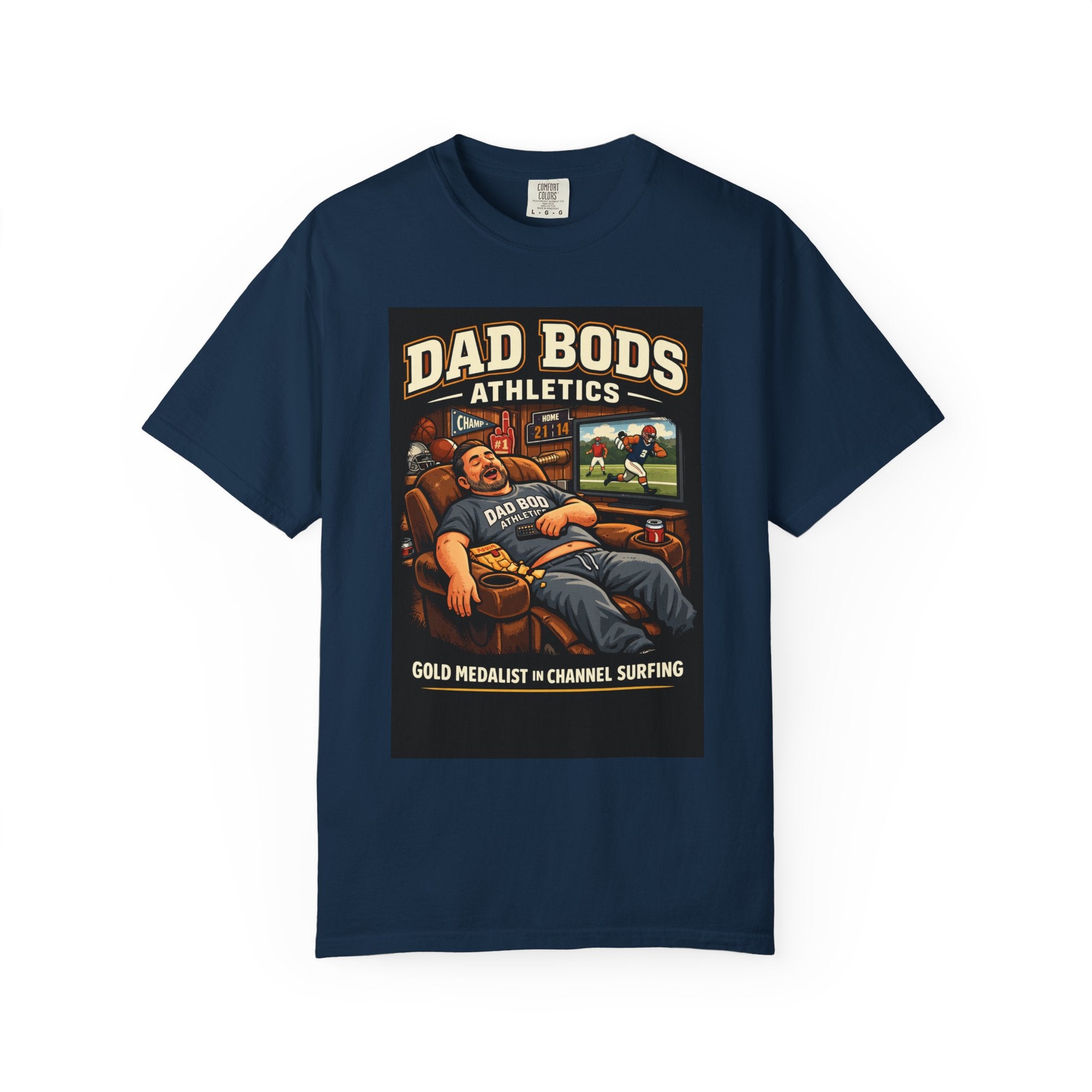 Funny Dad Shirt | Dad Bod Built by BBQ & Beer | Dad Bods Athletics | Father's Day Gift