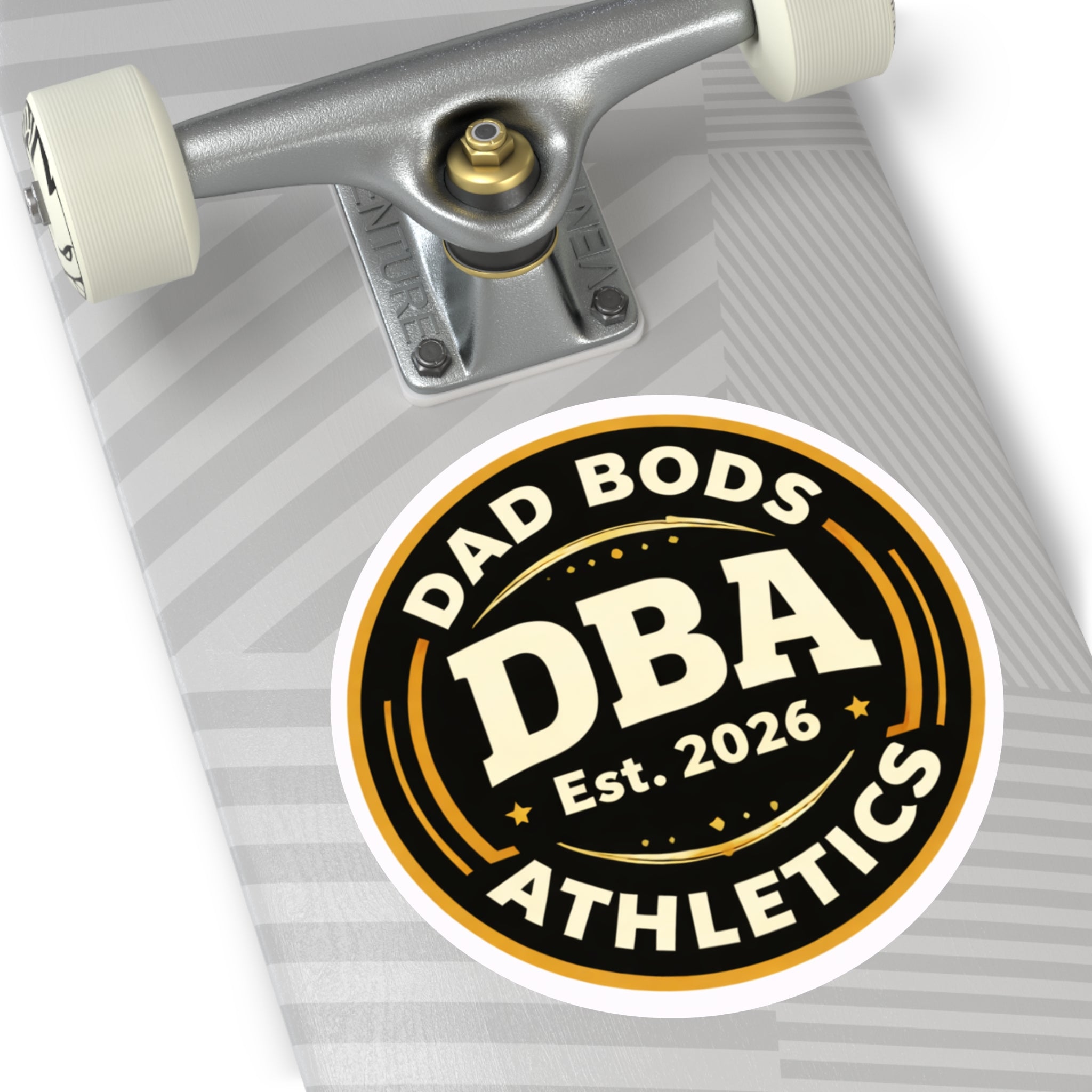 DBA est.2026 Round Vinyl Stickers