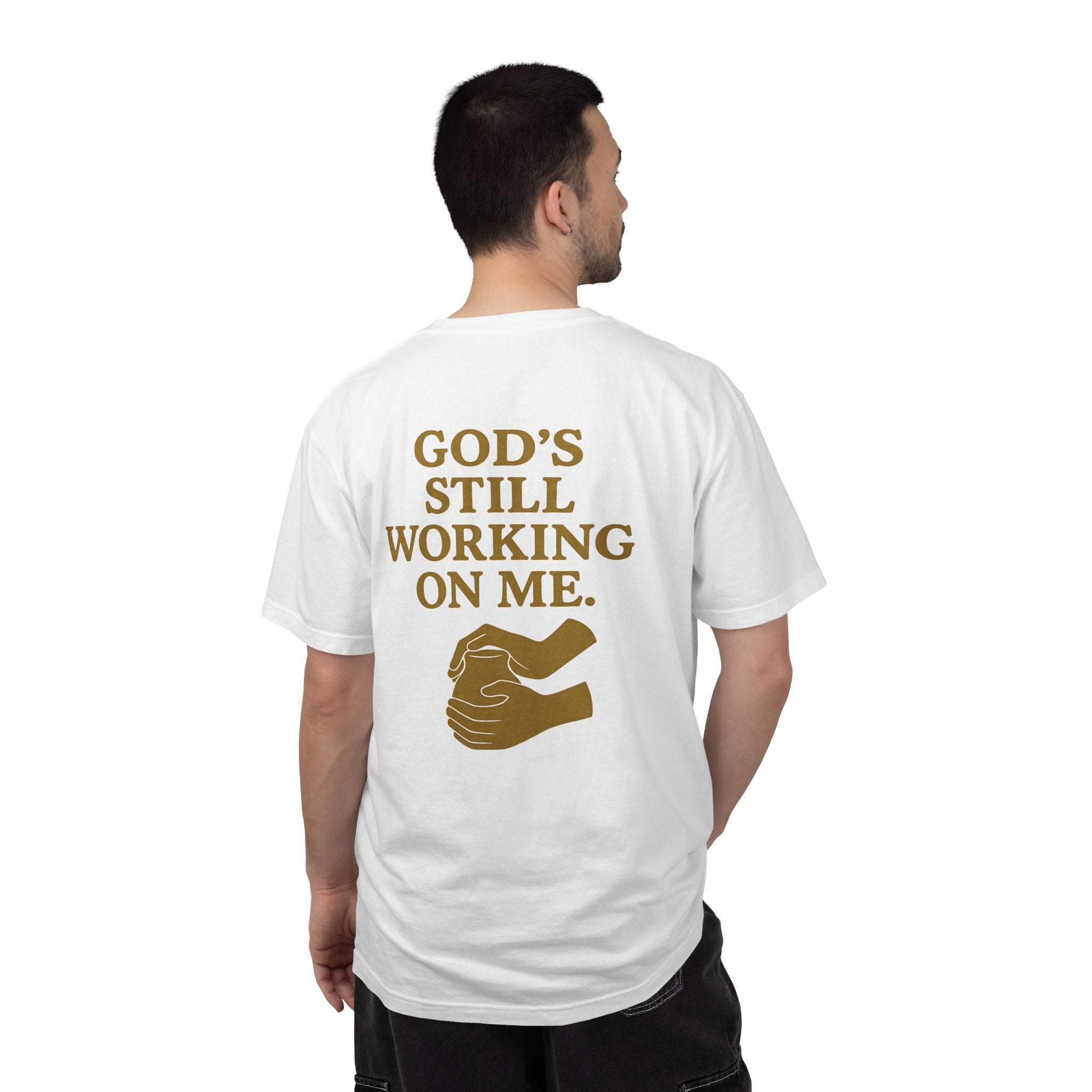 Christian T-Shirt | STILL "God's Still Working" | Inspirational Faith Tee | STILL Collection