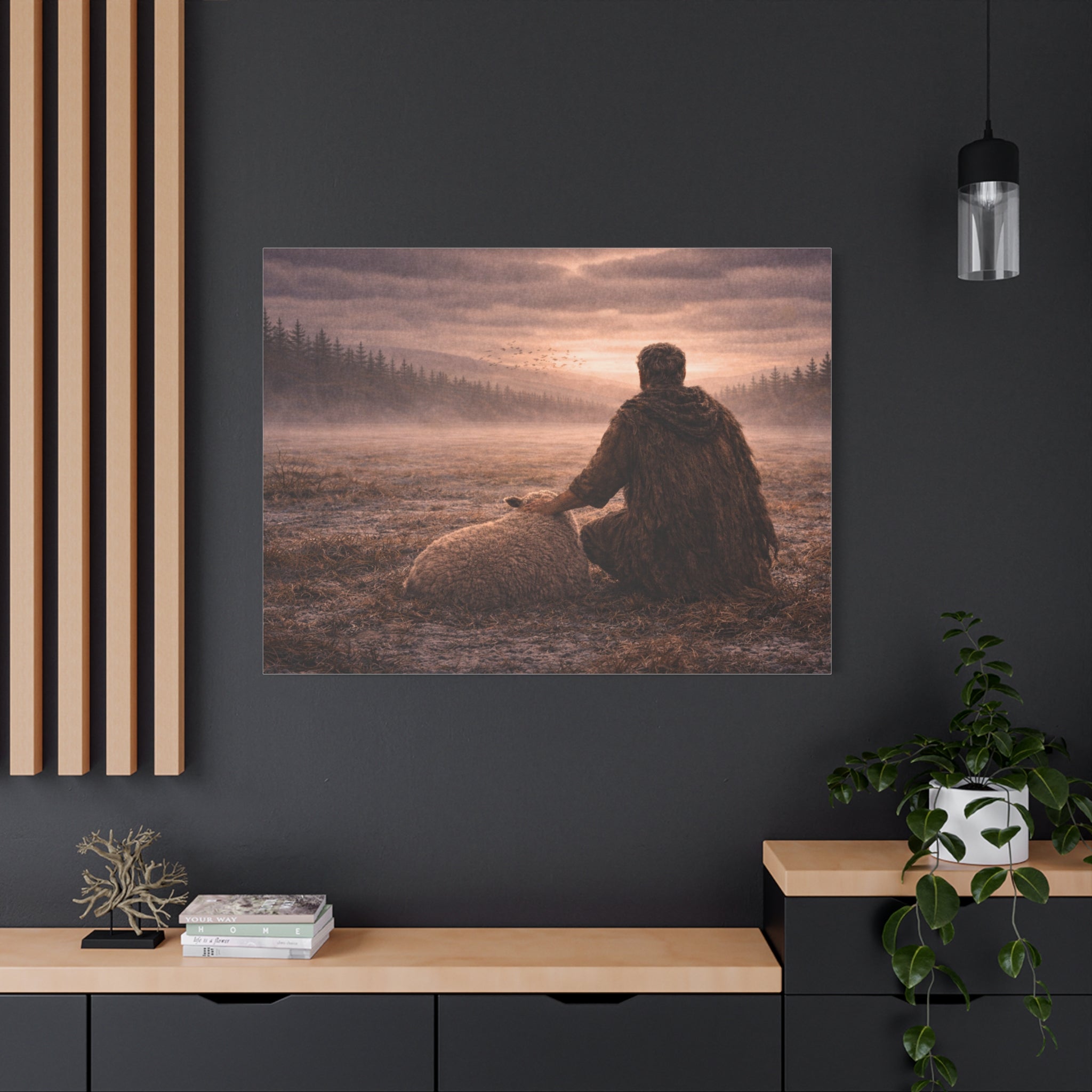 Stormy Meadow Wall Art | "Stillness" #7 of 12 | Inspirational Canvas Print | Fine Art