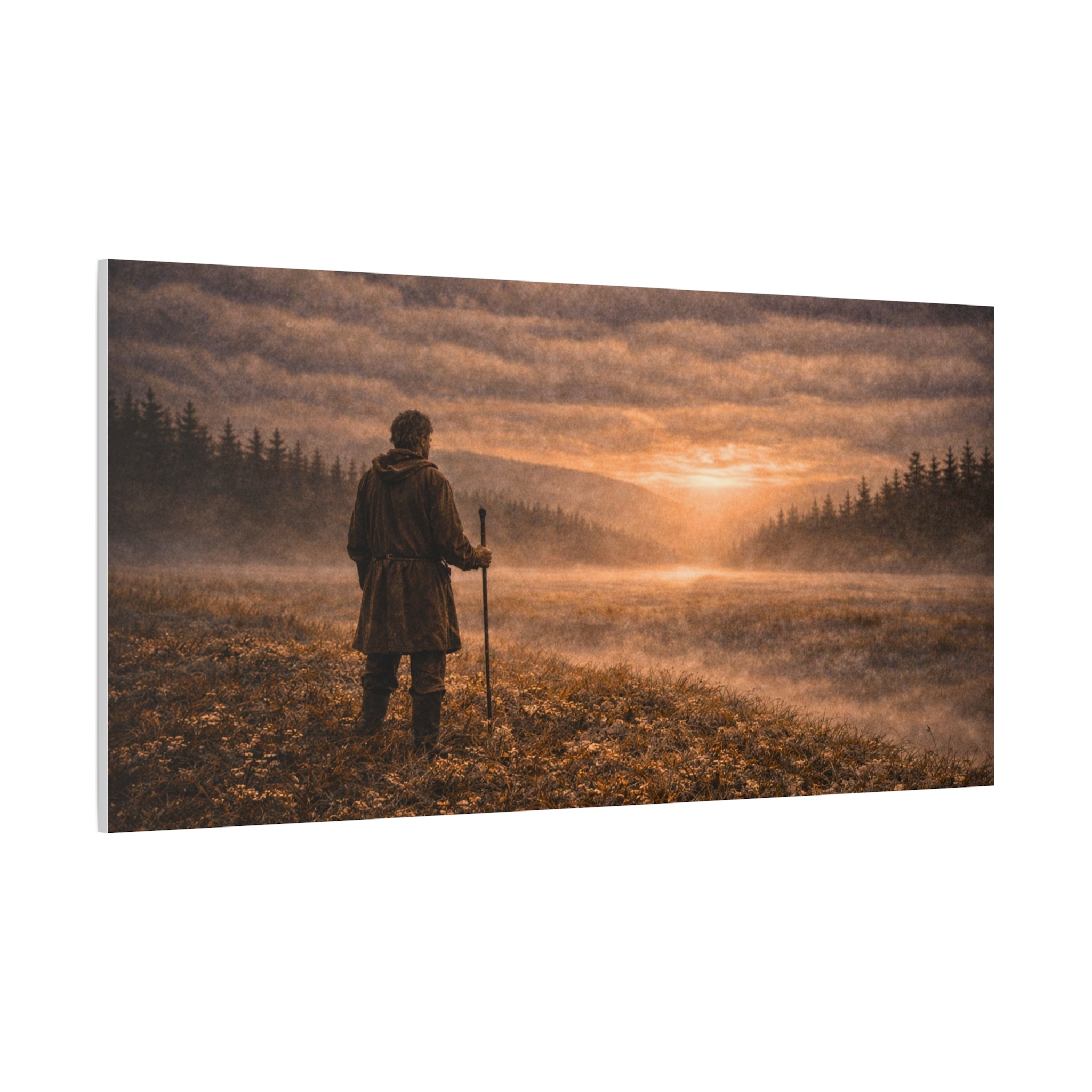 Stormy Meadow Wall Art | "The Turn" #5 of 12 | Cinematic Canvas Print | Fine Art