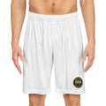 DBA round monogram left leg, Basketball Shorts (AOP)