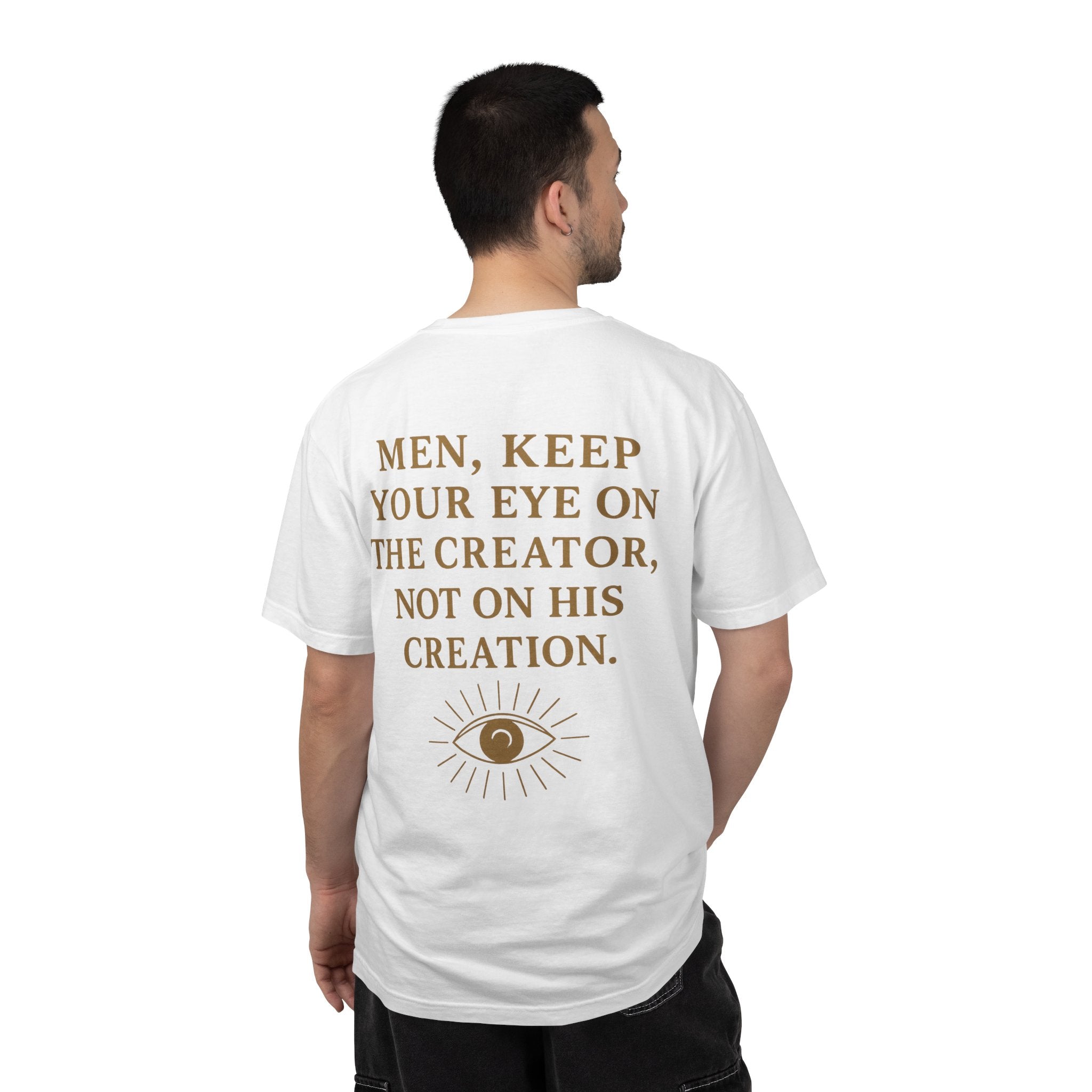 Christian T-Shirt | STILL "Men Keep Your Eye On" | Faith Apparel for Men | STILL Collection