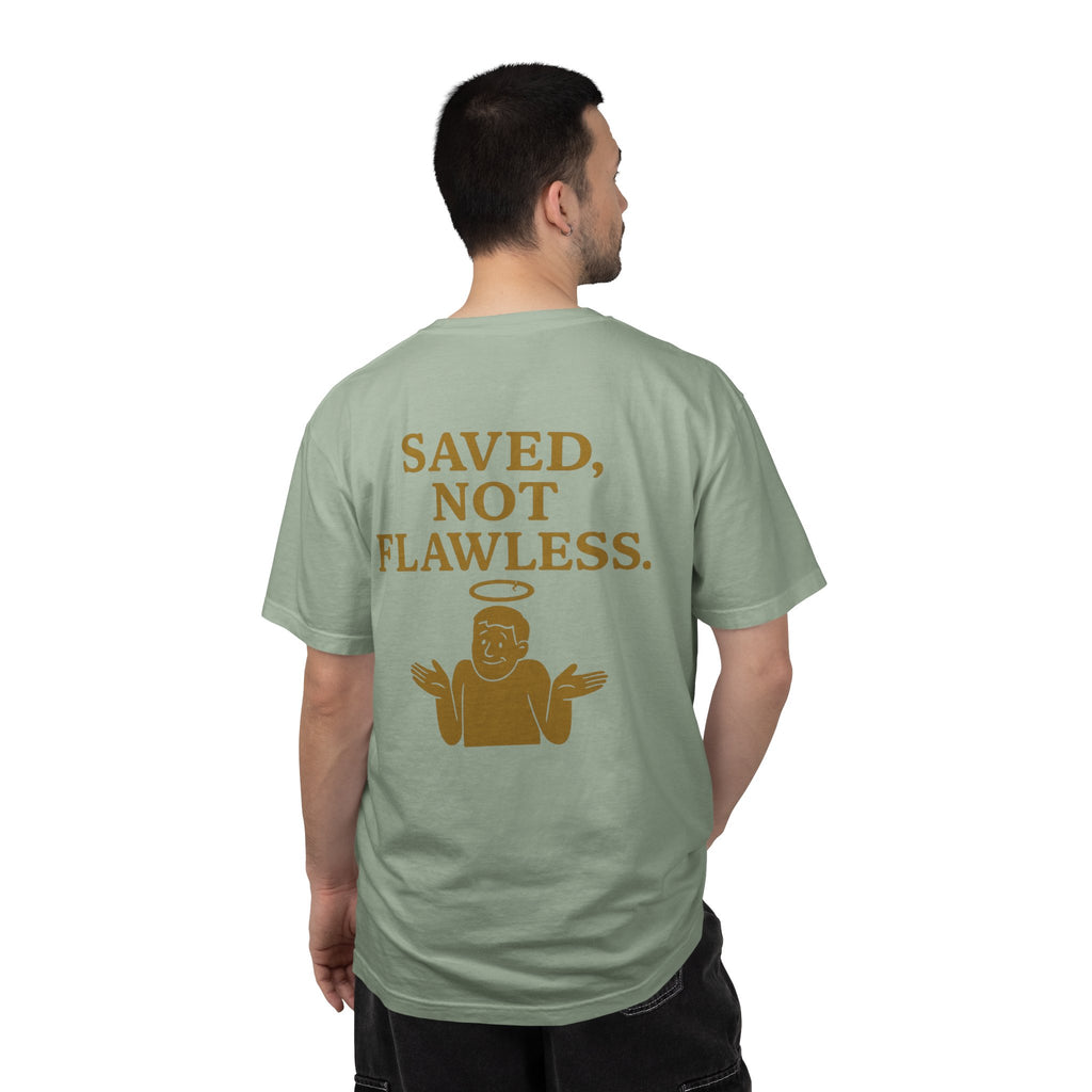 Christian T-Shirt | STILL "Saved Not Flawless" Men's | Faith Apparel | STILL Collection