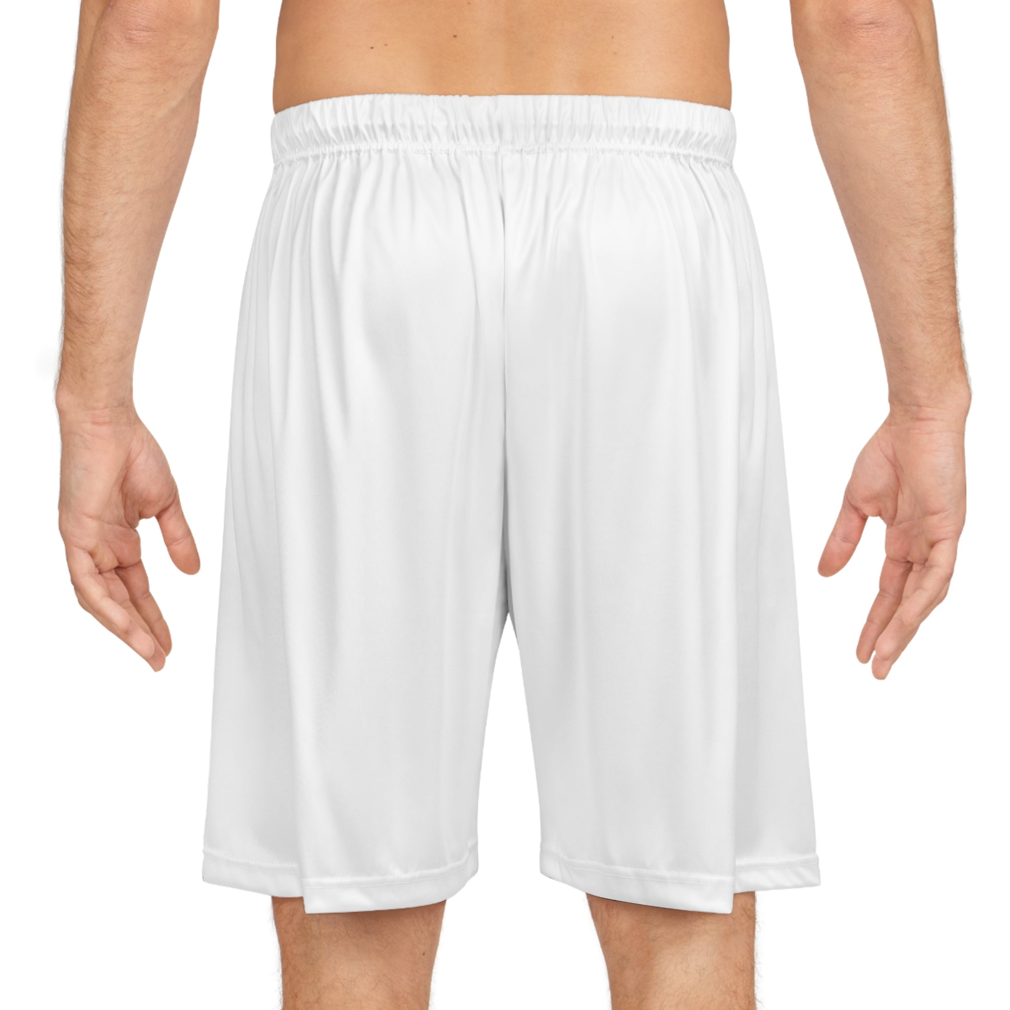 DBA TEXT (left leg) Basketball Shorts (AOP)