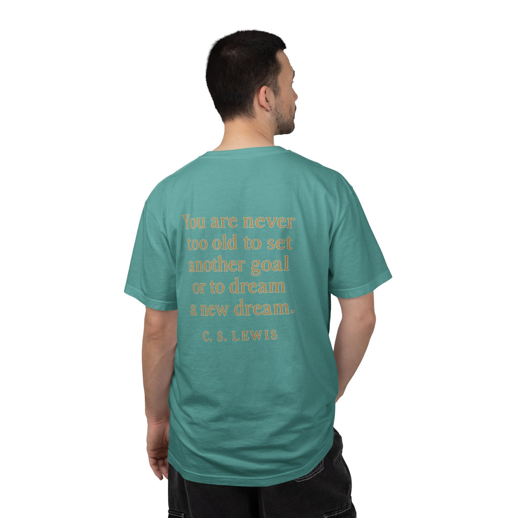 Christian T-Shirt | STILL "Never Too Old to Dream" | Inspirational Faith Tee | STILL Collection