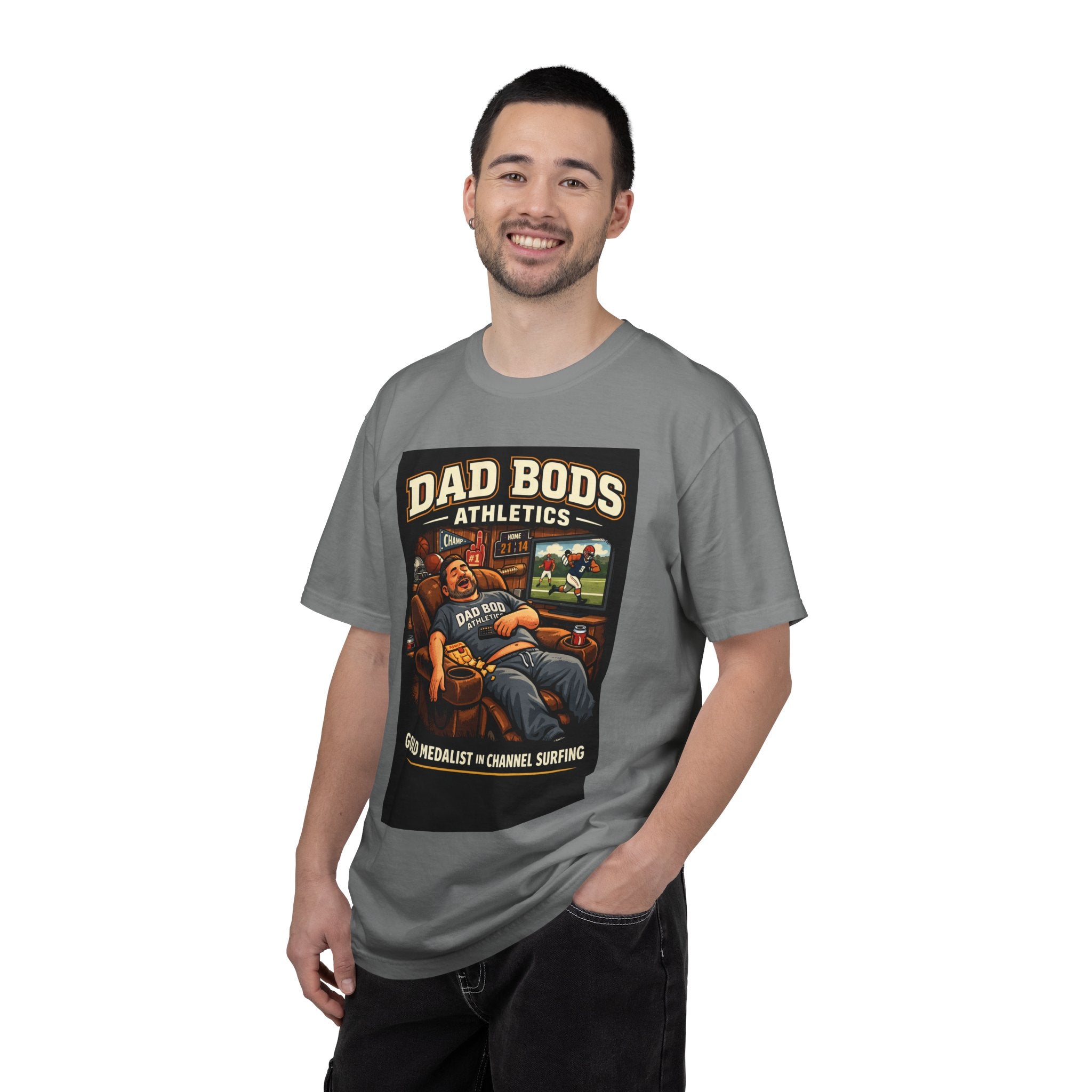 Funny Dad Shirt | Dad Bod Built by BBQ & Beer | Dad Bods Athletics | Father's Day Gift