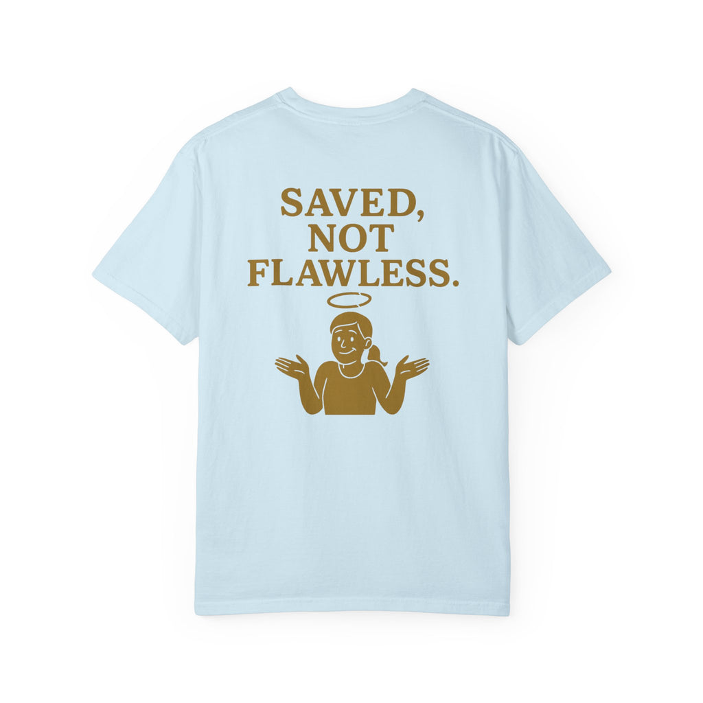 Christian T-Shirt | STILL "Saved Not Flawless" Women's | Faith Apparel | STILL Collection