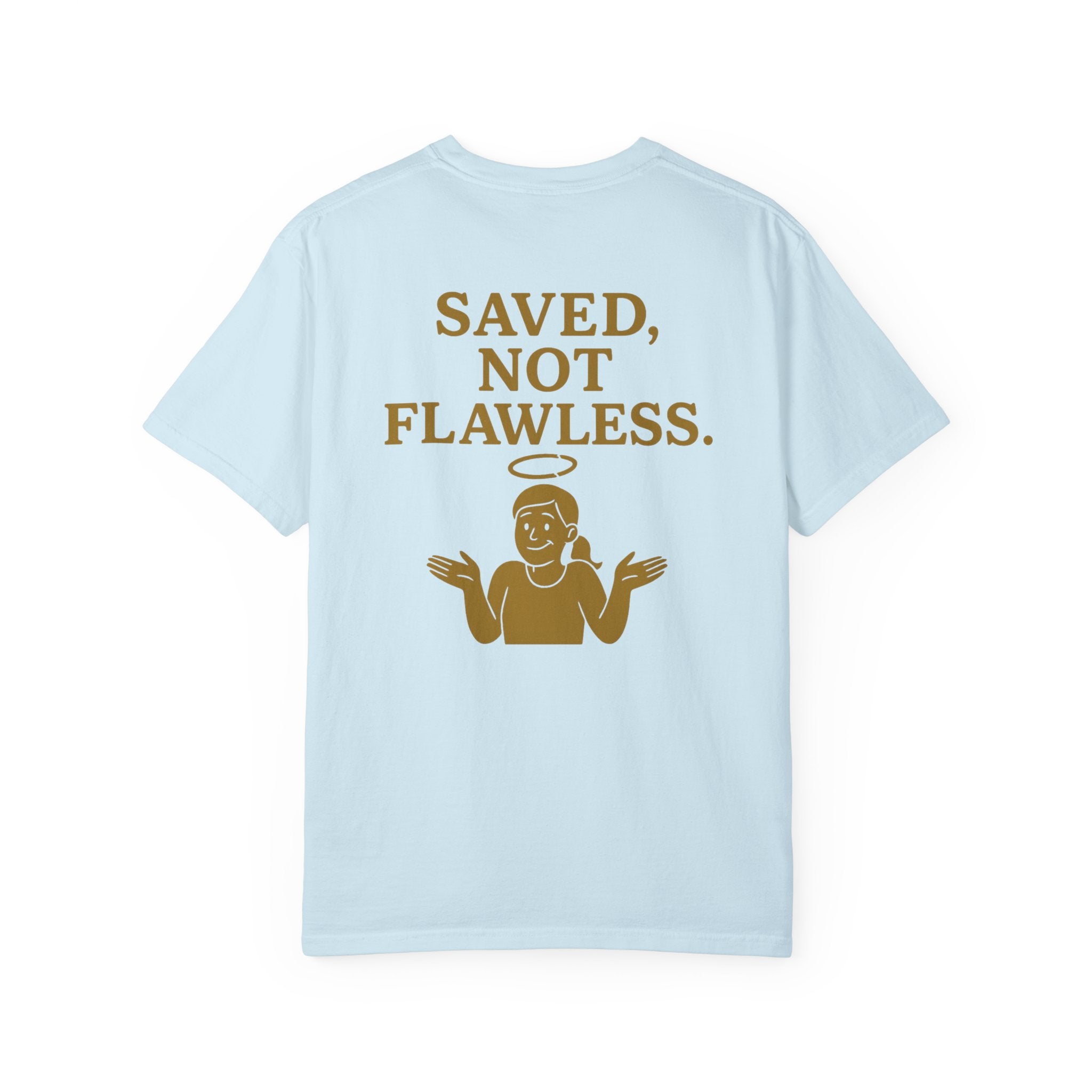 Christian T-Shirt | STILL "Saved Not Flawless" Women's | Faith Apparel | STILL Collection